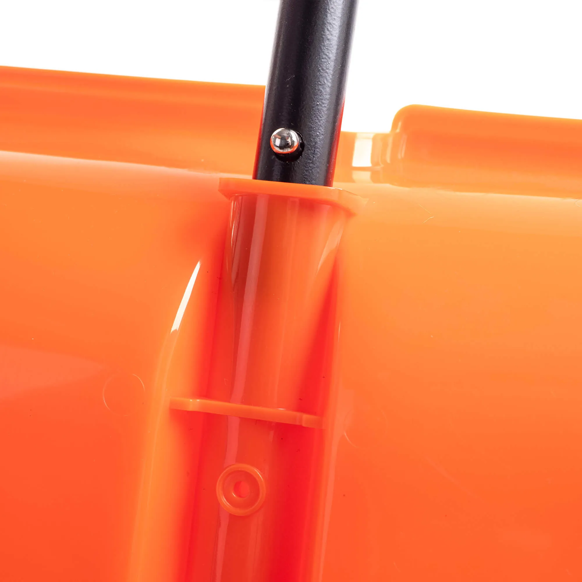 Harbo sniego valytuvas 140 cm, oranžinis