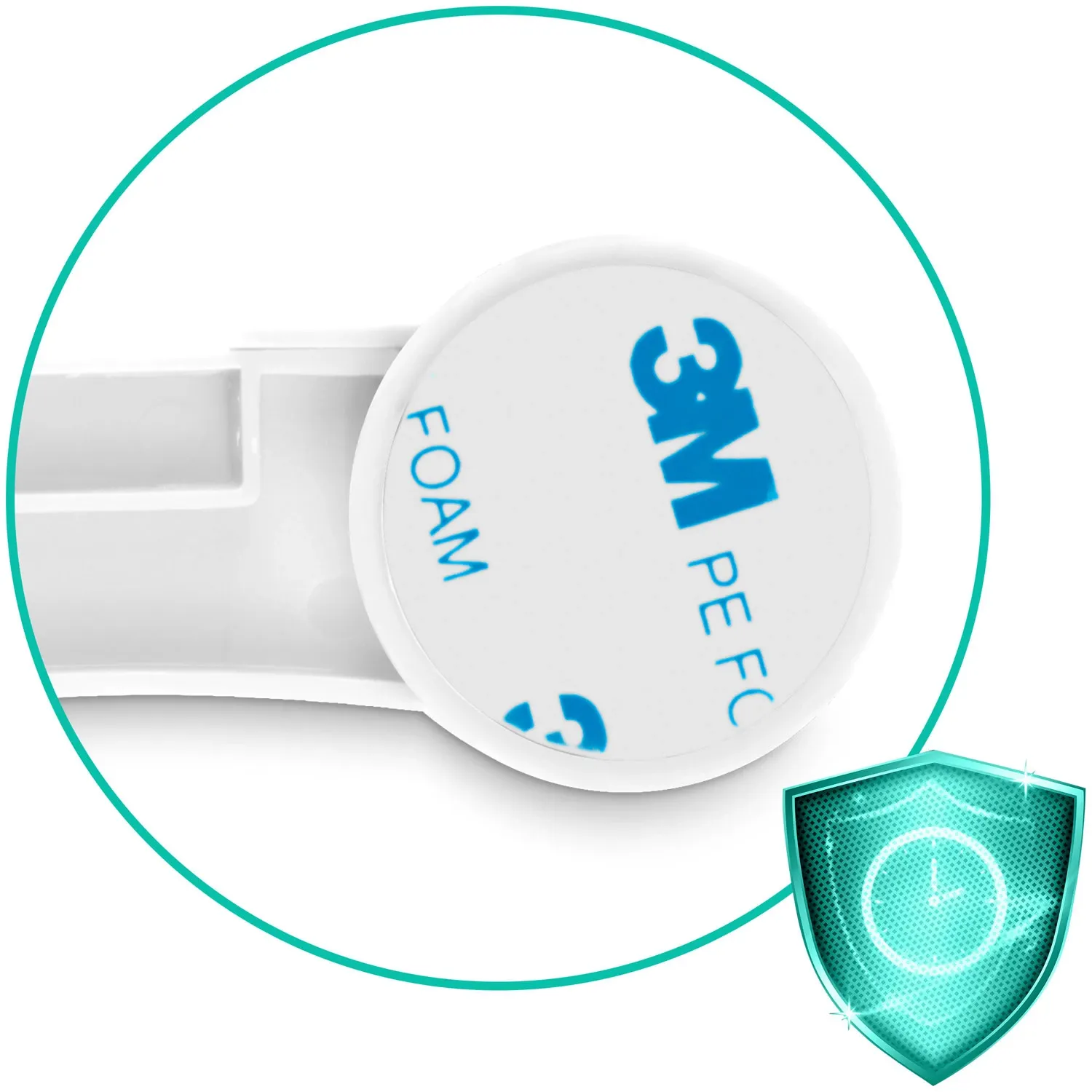 „Ricokids“ 798300 spintelės atidarymo apsaugos, 10 vnt., baltos - nuotrauka 1