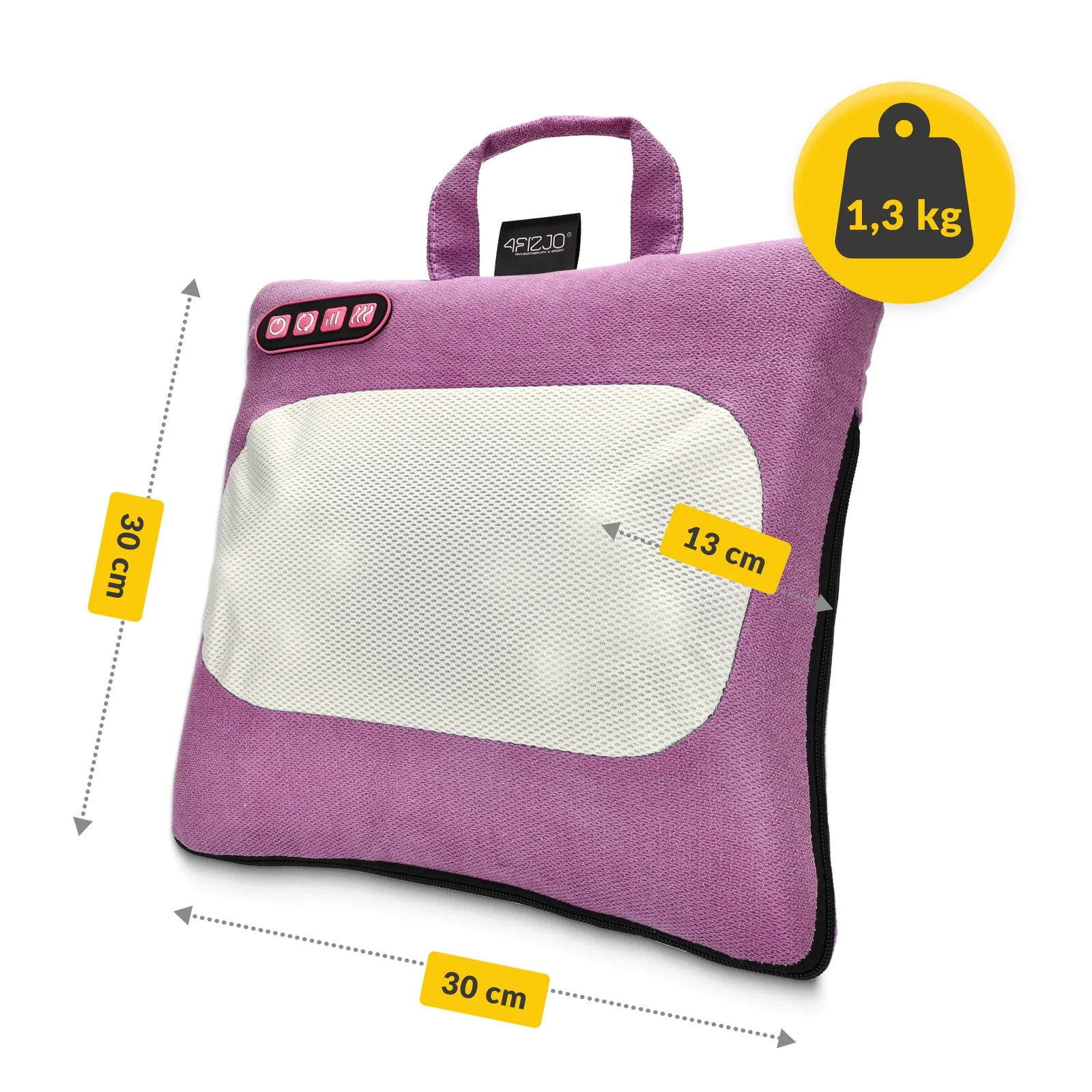 LITE šildoma masažinė pagalvėlė rožinė