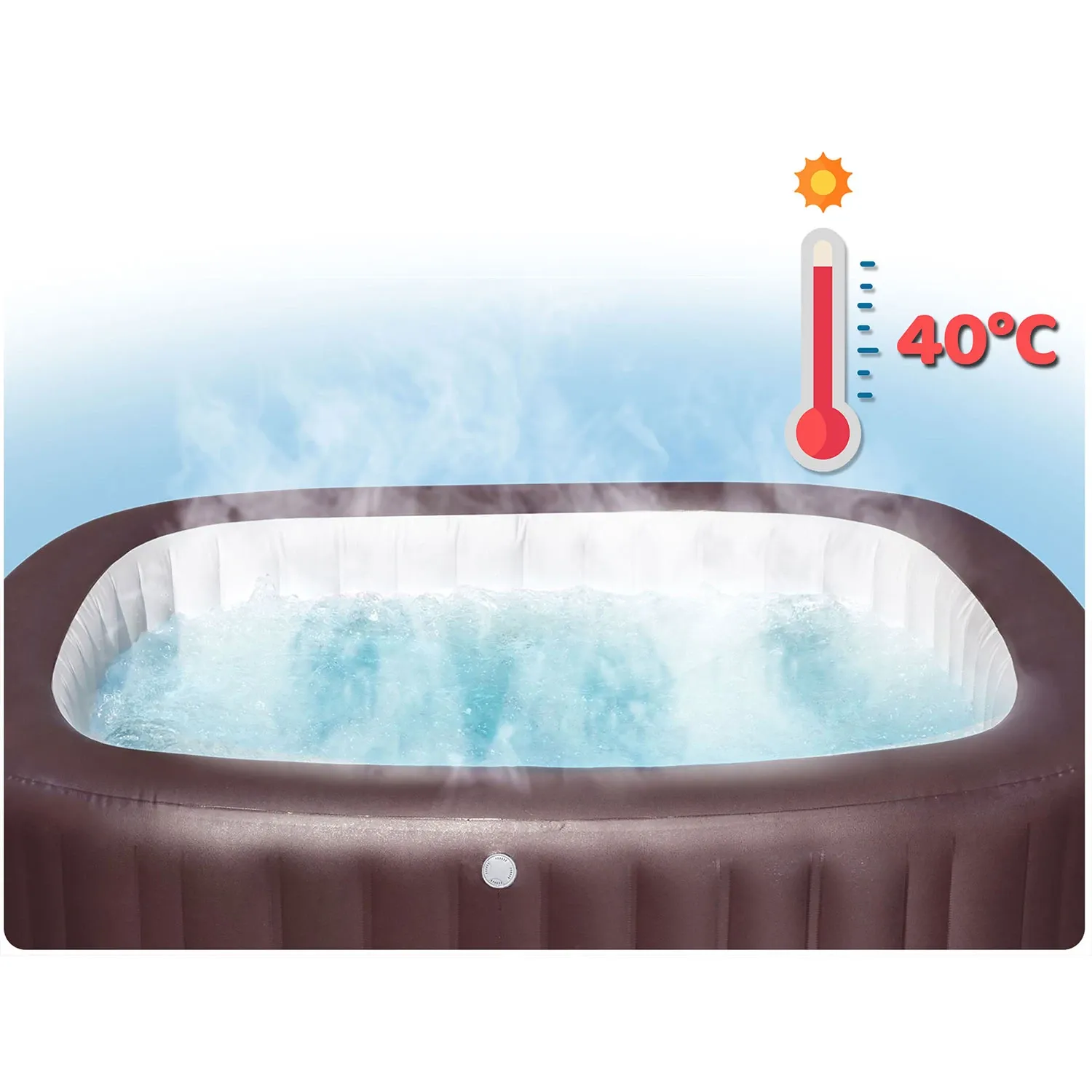 Pripučiama SPA vonia „Lay-Z Maldives Pro“, 7 asmenų, „Bestway 6001U“, „Maldives Pro“, 6001U - nuotrauka 1