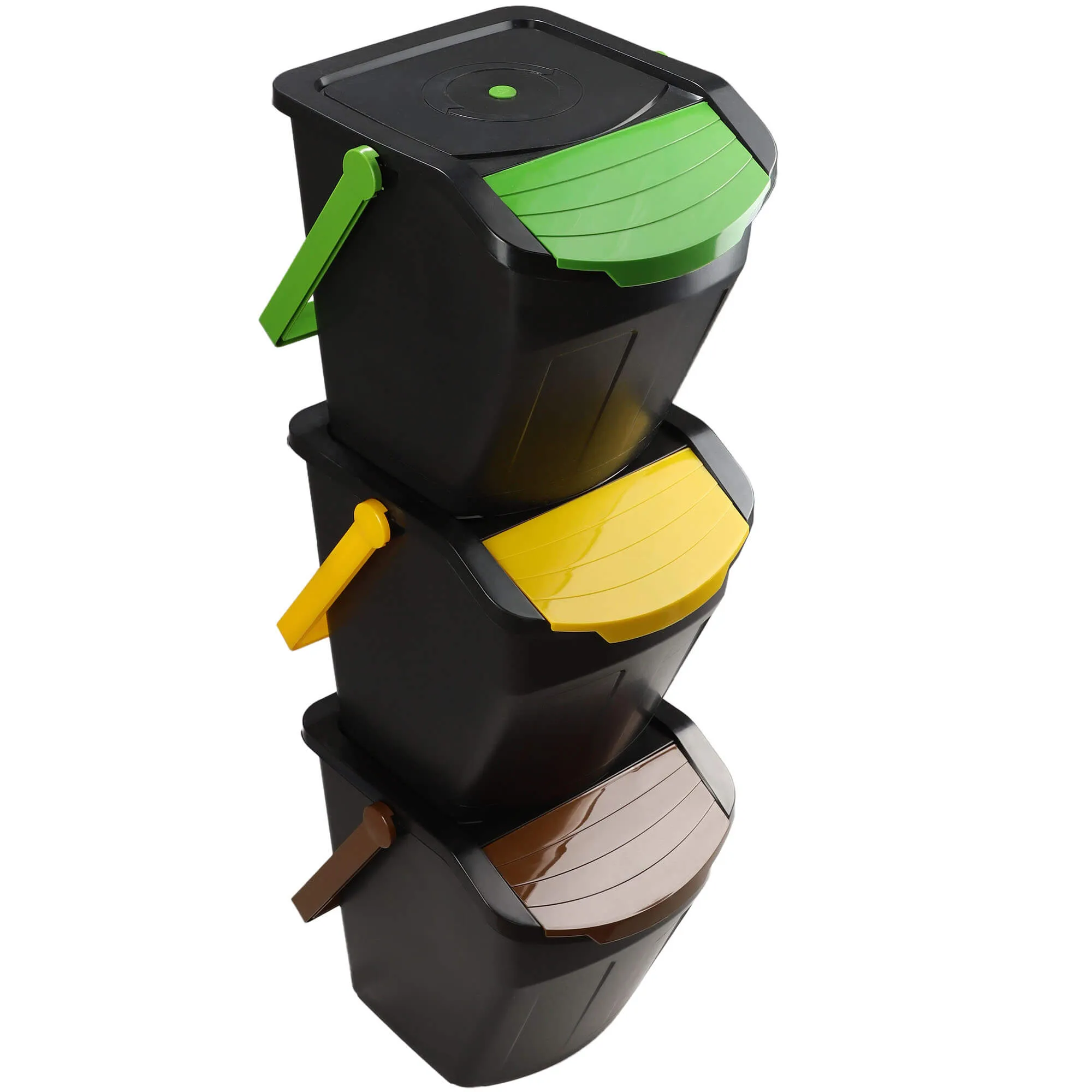 Loras 25 l šiukšliadėžės su rankena, 3 vnt.