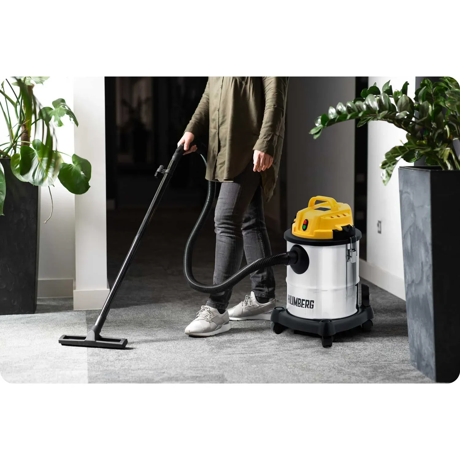 Pramoninis dulkių siurblys 20L 1200W HM-401 - nuotrauka 1