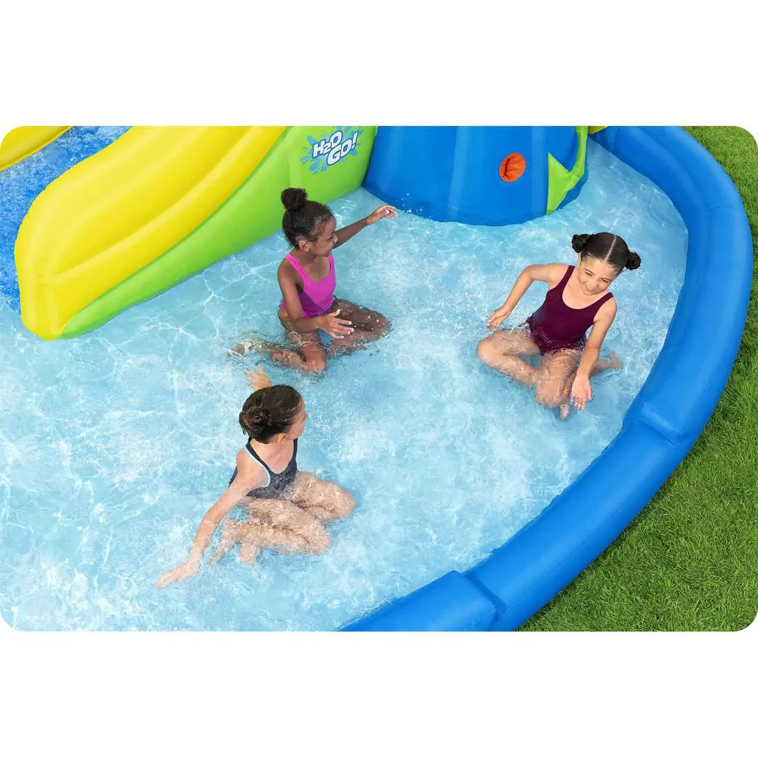 Pripučiama žaidimų aikštelė „Mega Park“, 435 x 286 x 267 cm, „Bestway 53478“. - nuotrauka 1