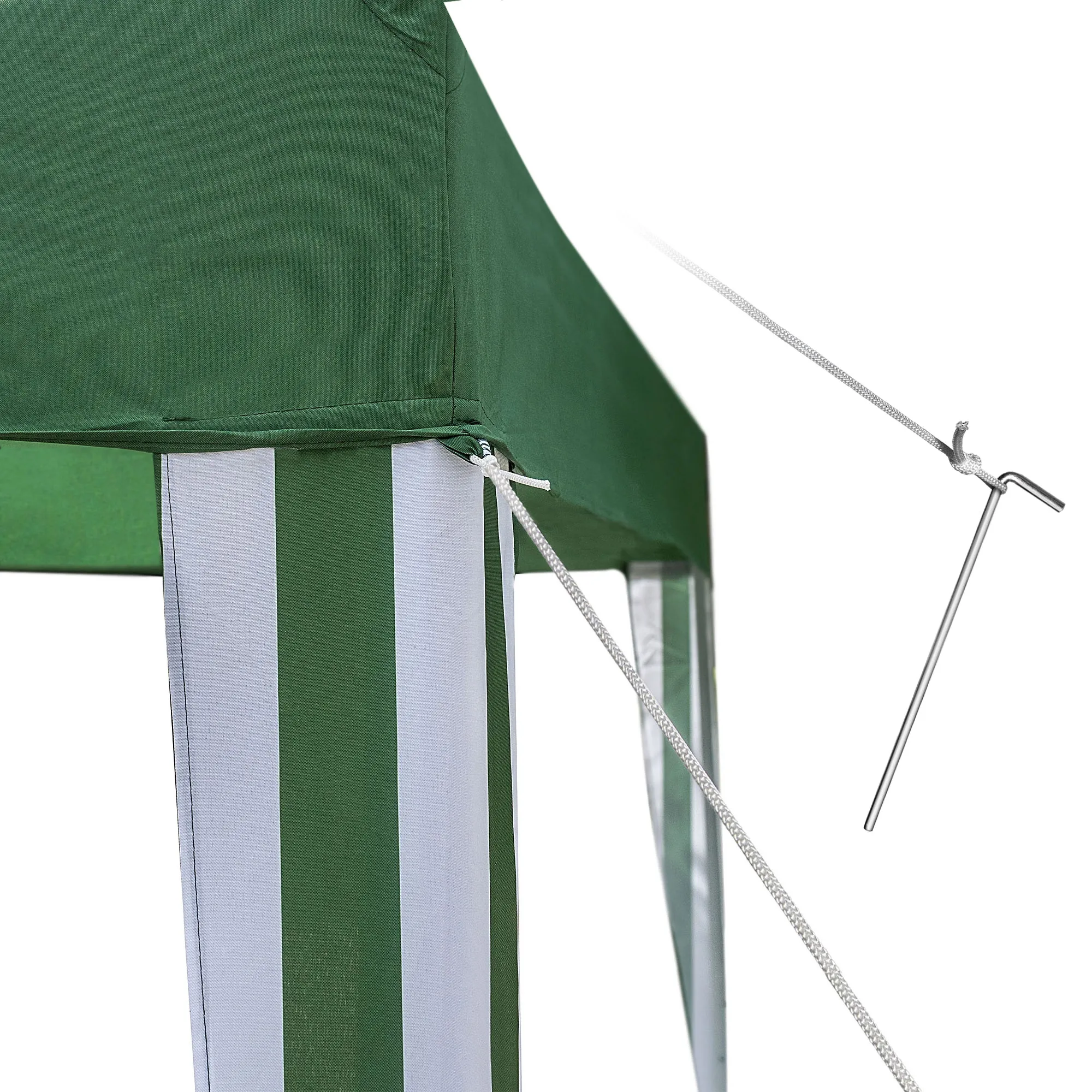 Sodo pavėsinė, tentinė Cormery 3x3x2,5m žalia