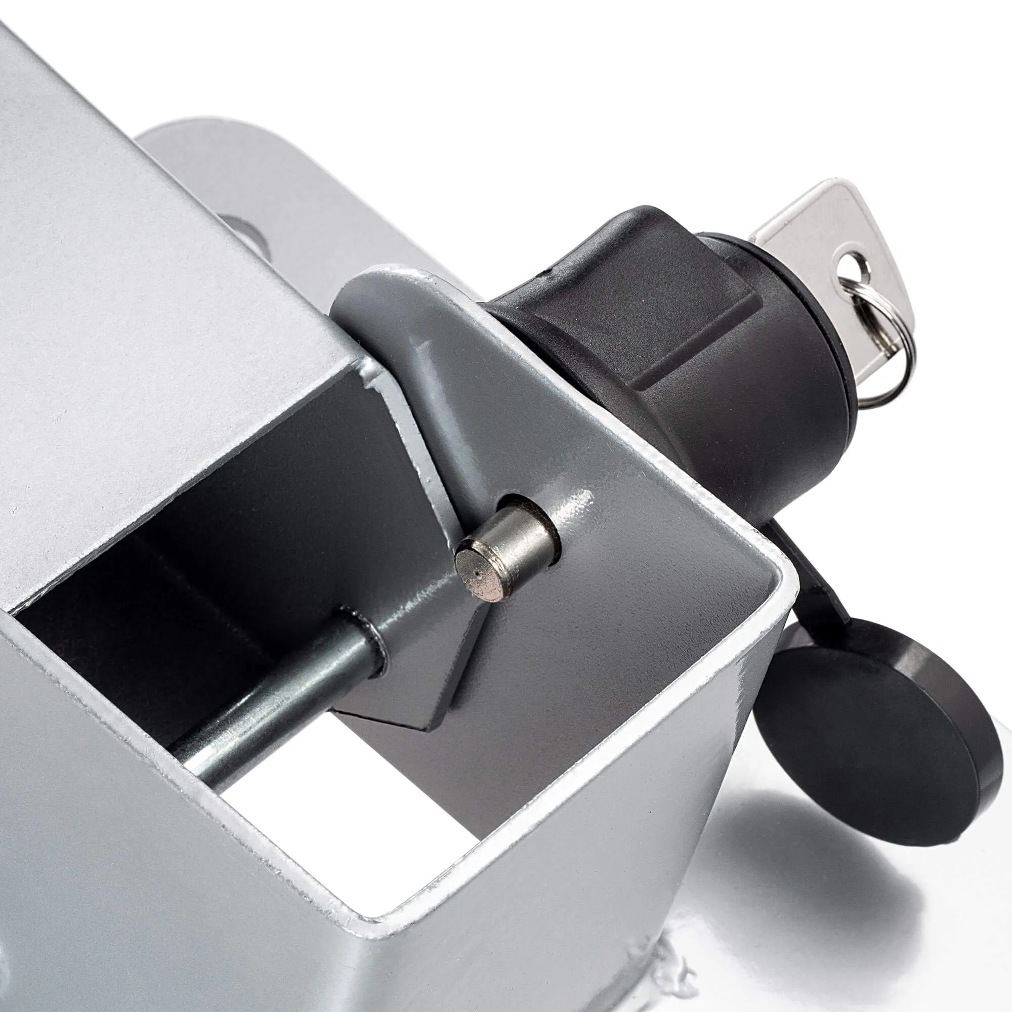 Jarnac sulankstomas parkavimo barjeras 74 x 46,5 cm pilkai raudonas