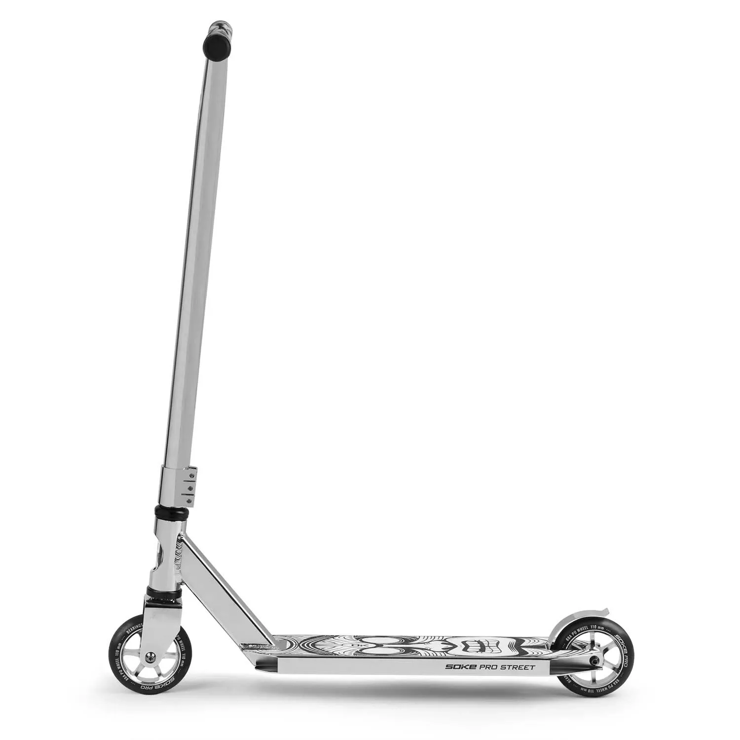 SOKE PRO gatvės sidabrinis triukų paspirtukas - nuotrauka 1