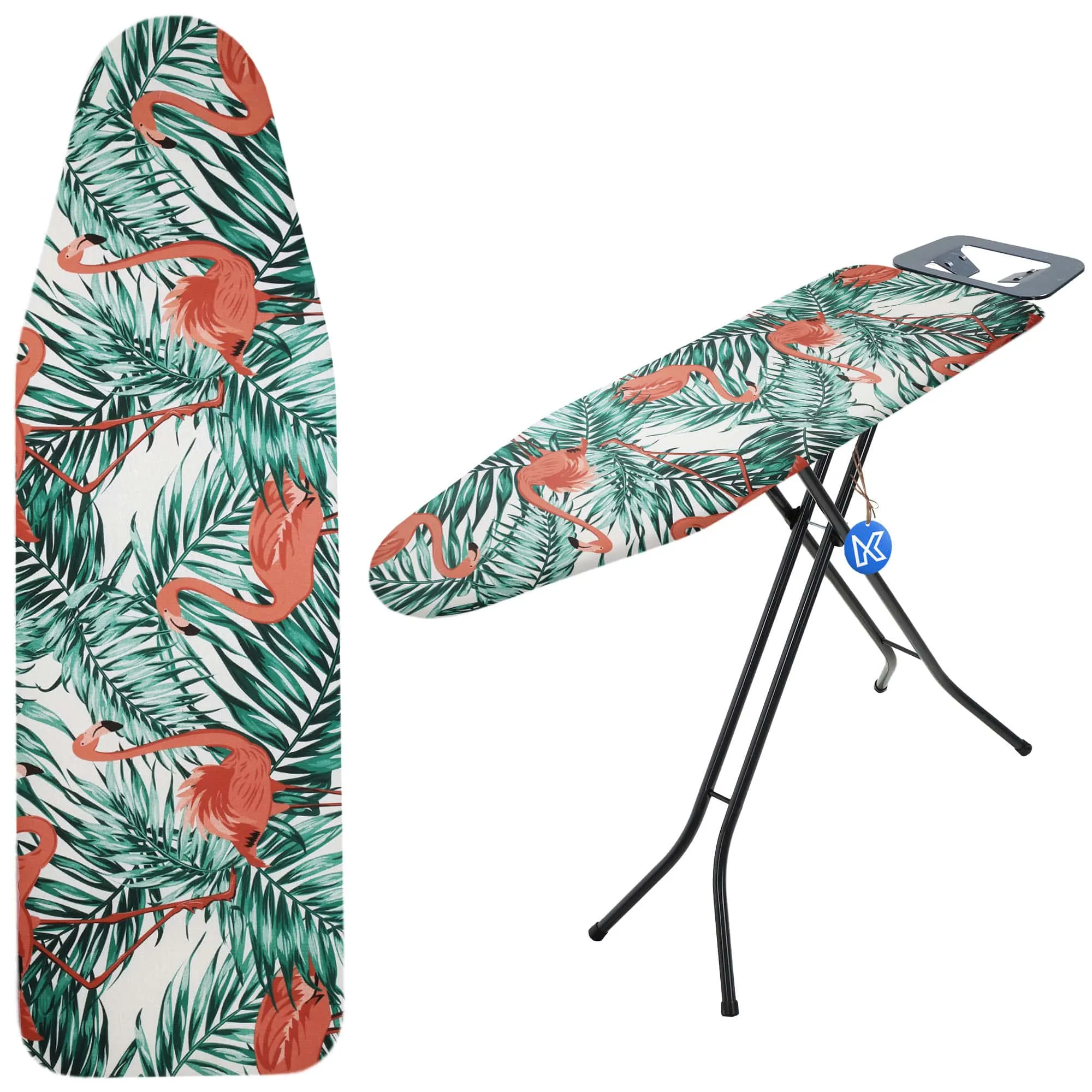 „Tena Flamingos“ lyginimo lentos užvalkalas, tamprus, 148 x 52 cm