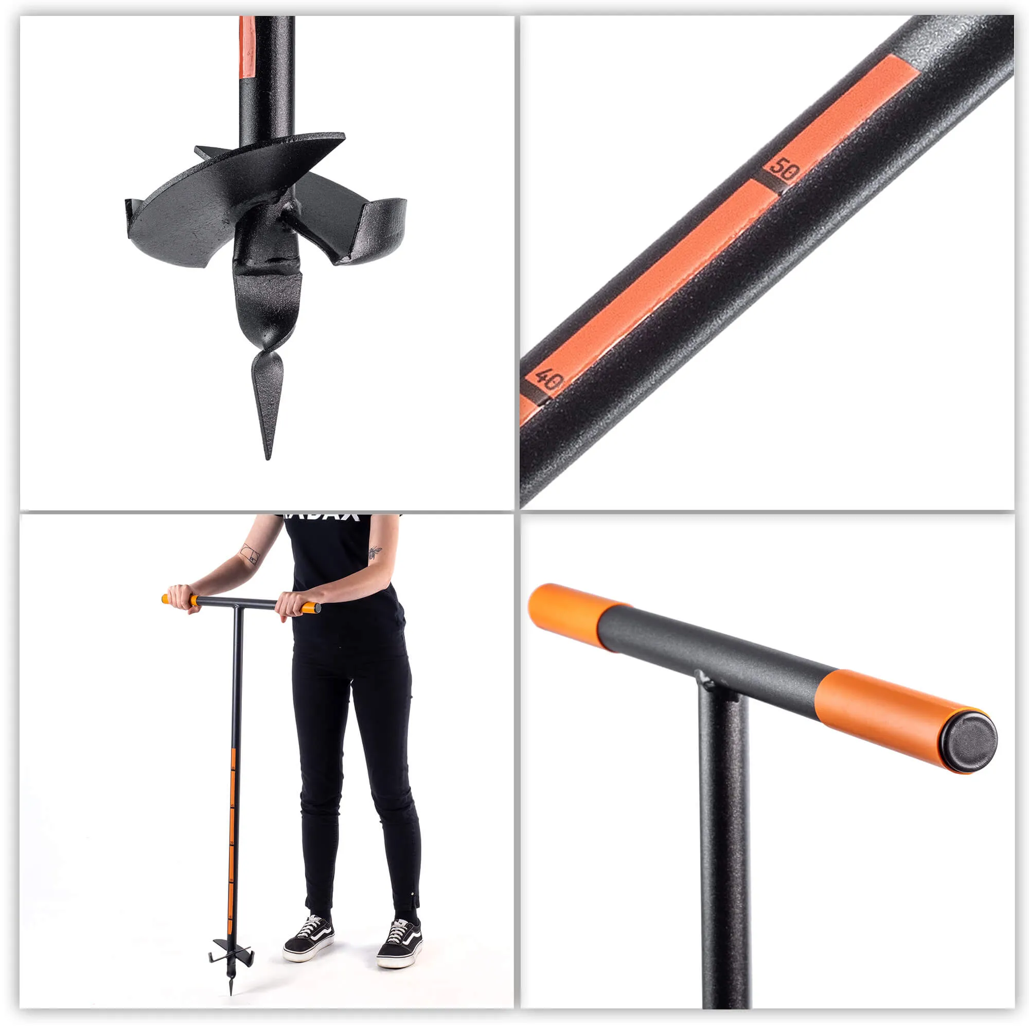 Rankinis grąžtas dirvožemiui Tremal 13 x 105 cm