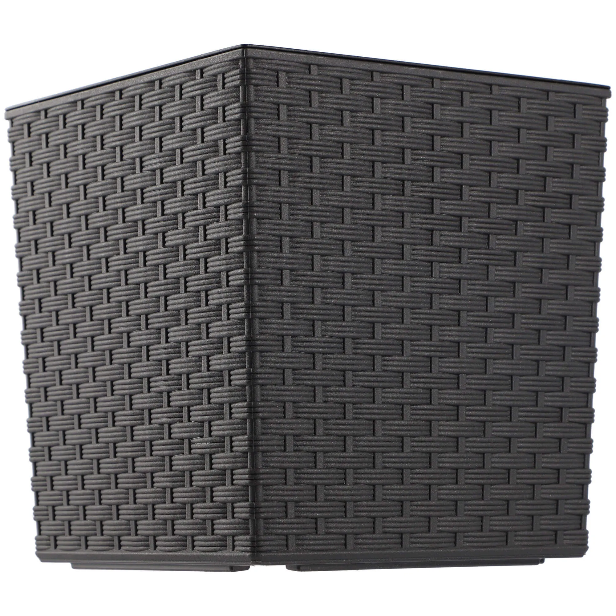 Gėlių vazonas su rotango įdėklu 19 cm