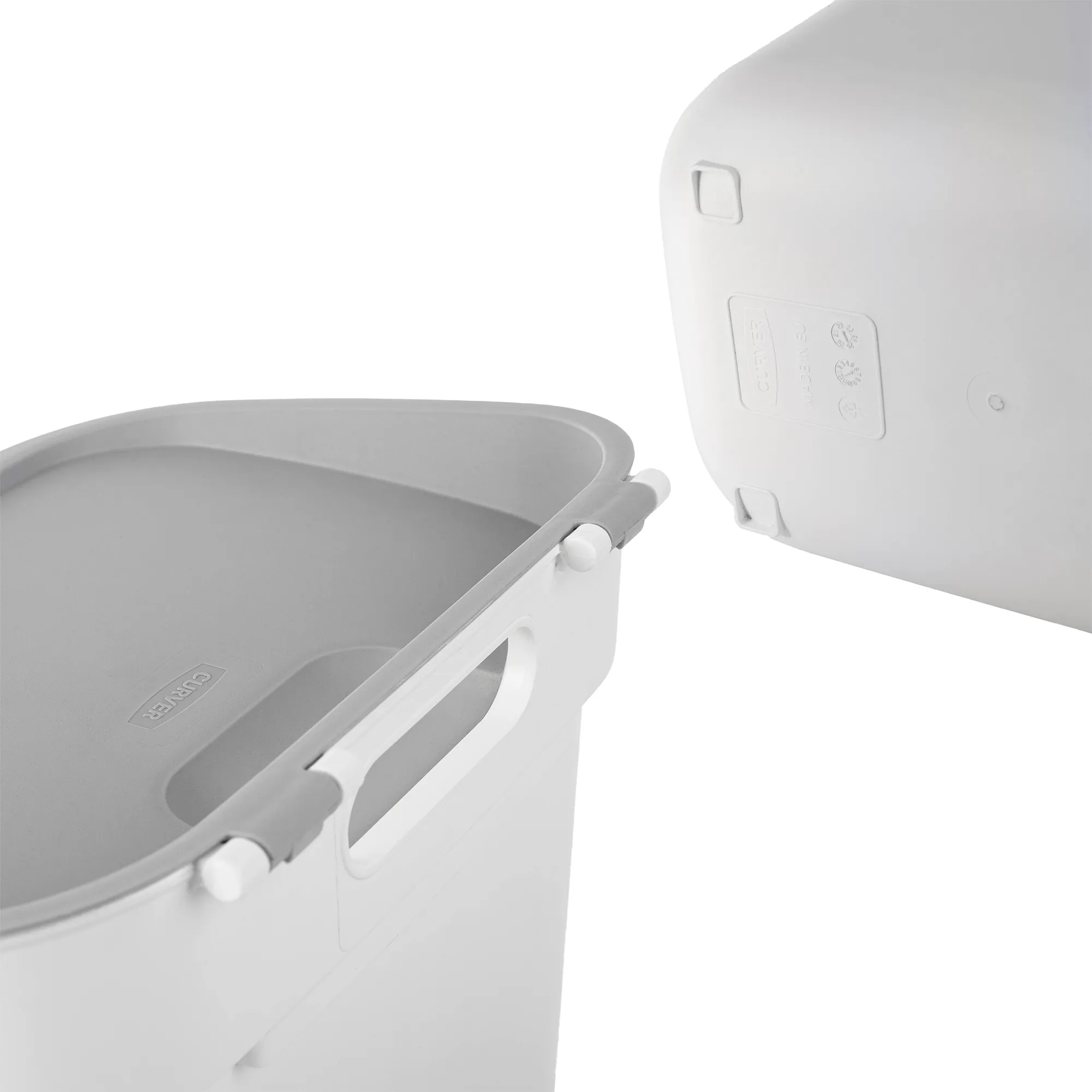 Curver 10 l talpos atliekų rūšiavimo šiukšliadėžė, balta