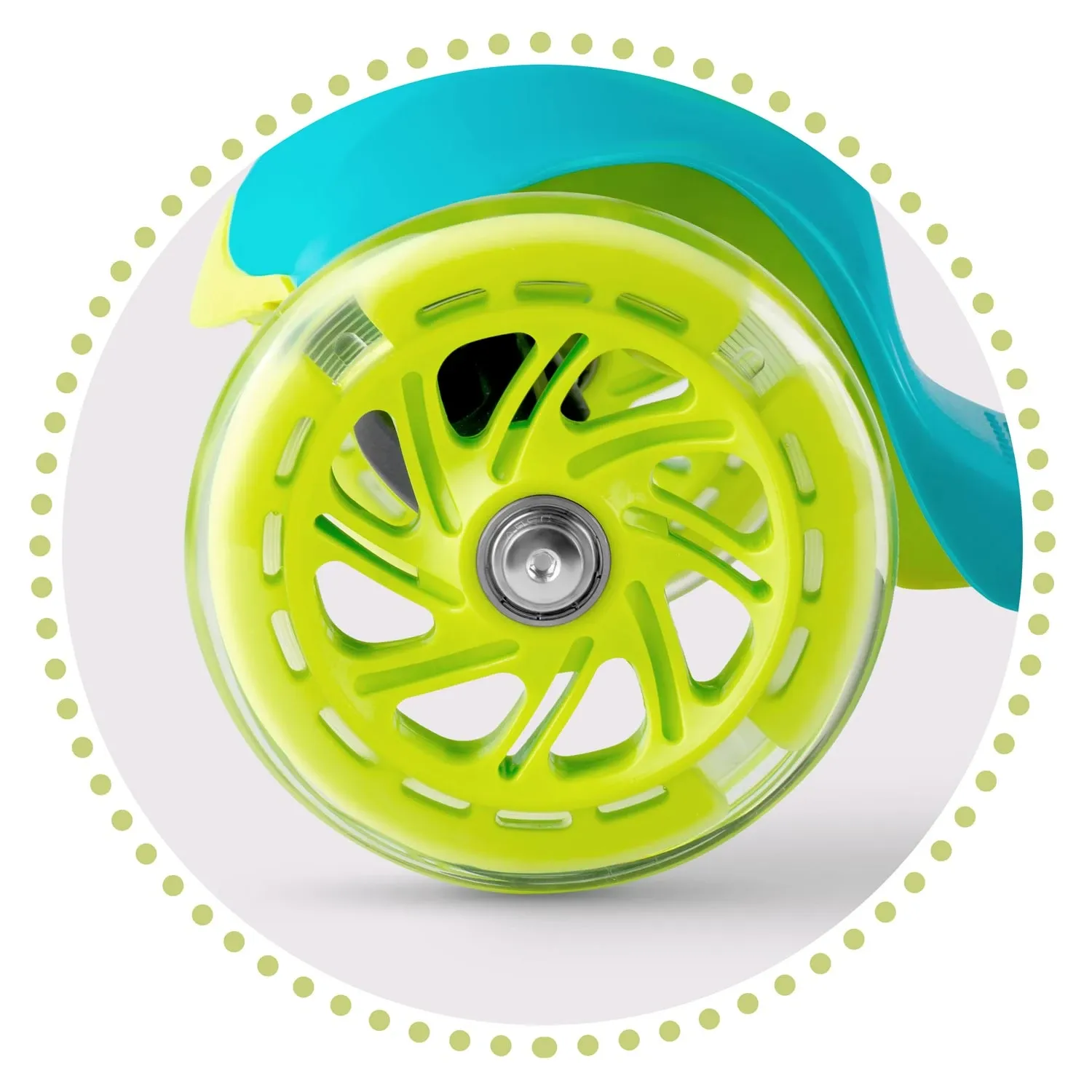 „Ricokids Loco“ triratis paspirtukas – turkio spalvos - nuotrauka 1