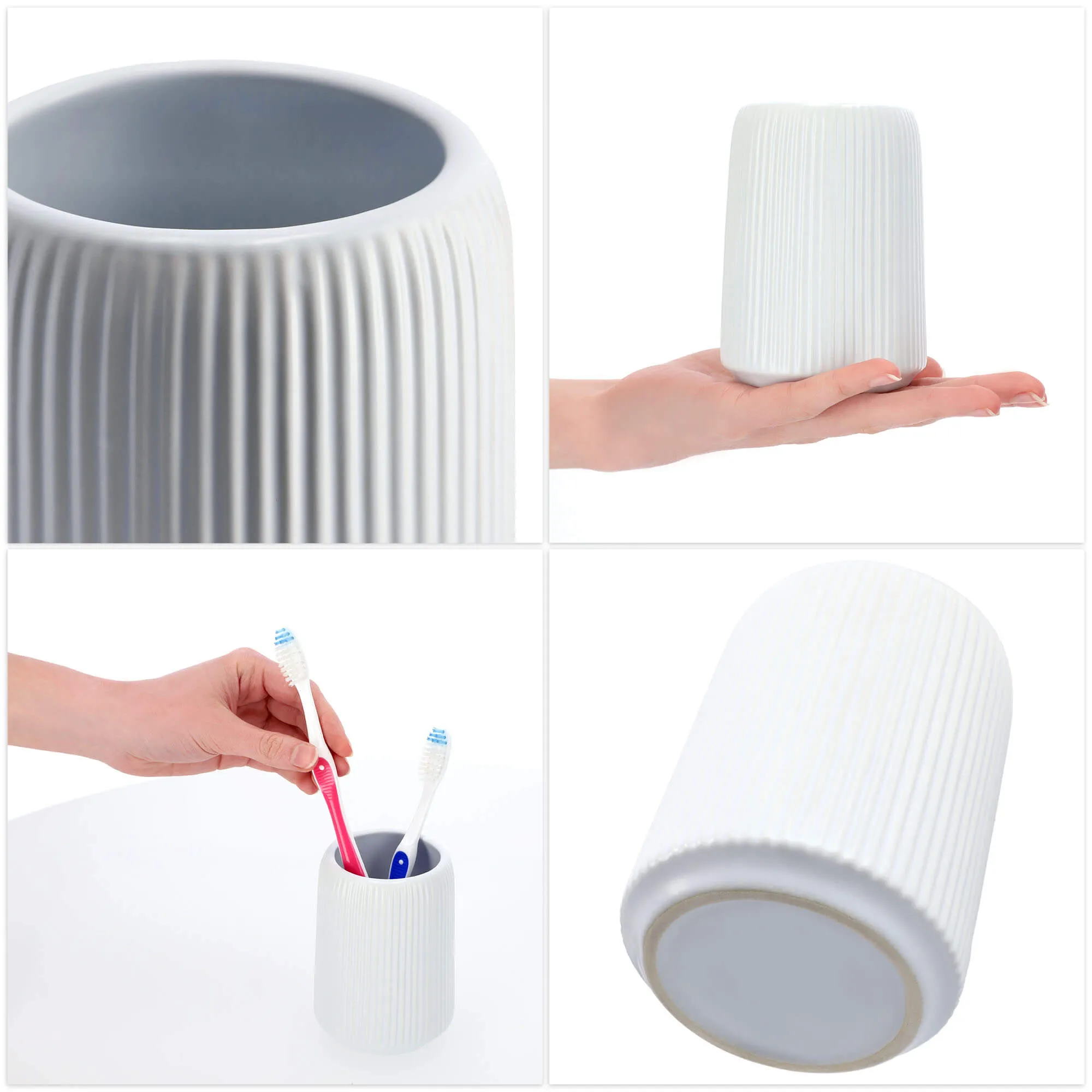 Mataro vonios puodelis, baltas