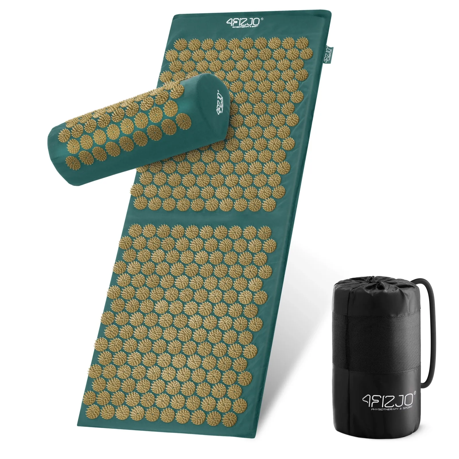 Didelis akupresūros kilimėlis su pagalvėle