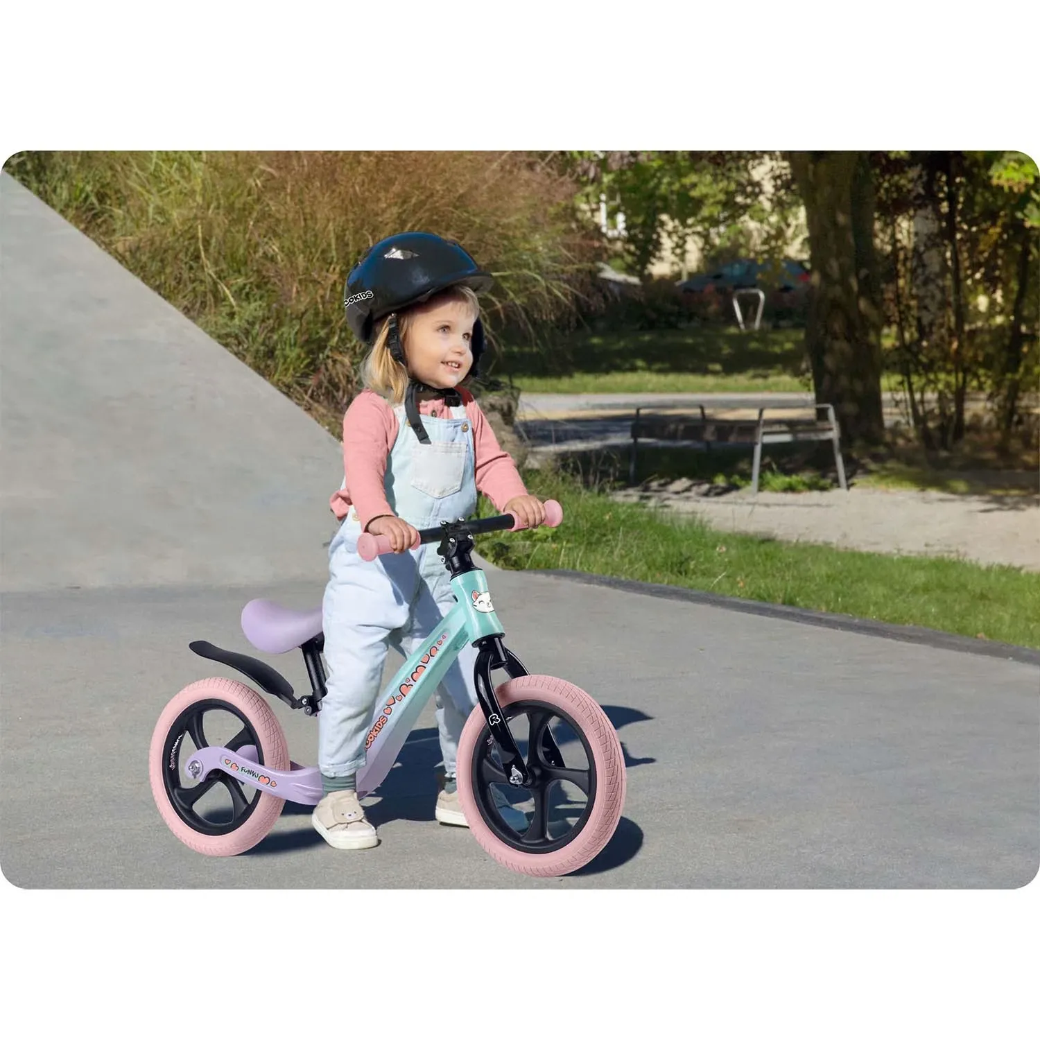 Ricokids FUNNU balansinis dviratis vaikams - nuotrauka 1