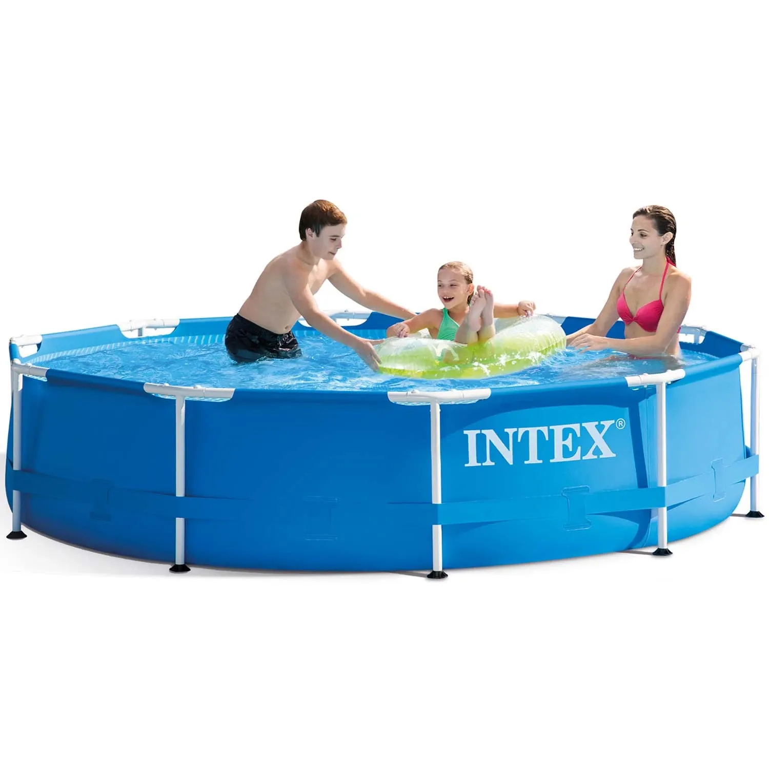 Karkasinis sodo baseinas 305 x 76 cm 15 viename INTEX 28202 + burbulų aparatas NEMOKAMAI - nuotrauka 1