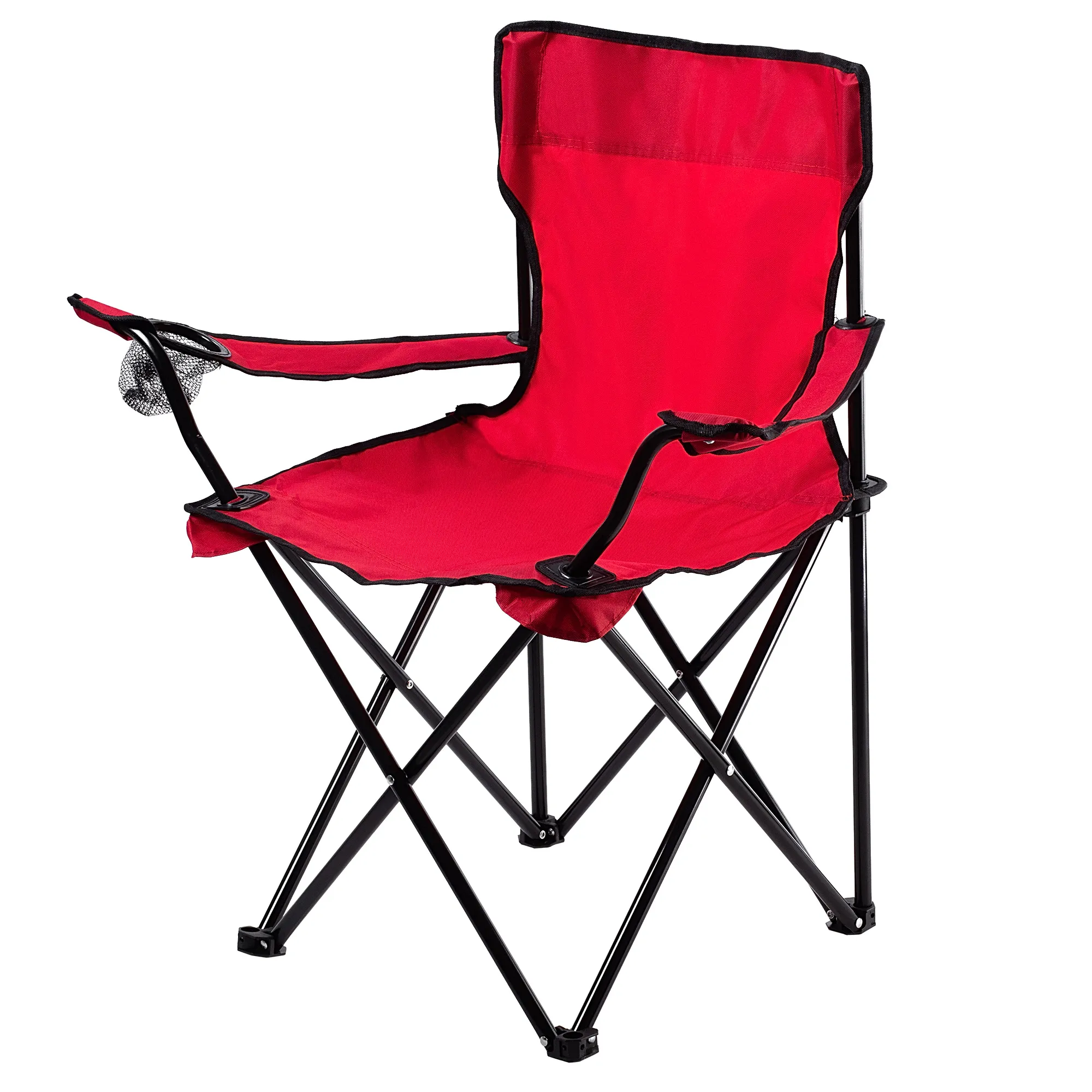 Sulankstoma žvejybinė kėdė 82 x 79 cm, raudona