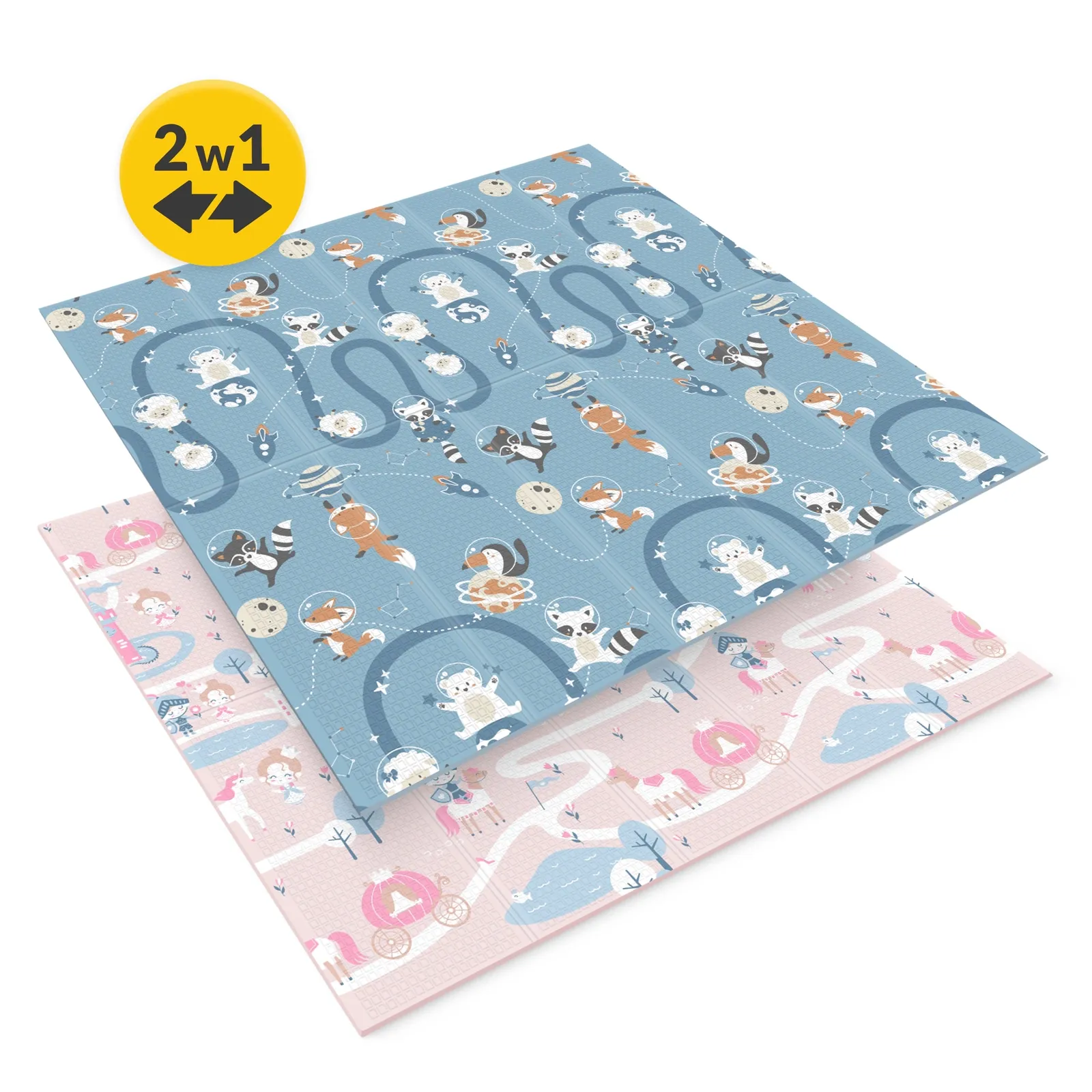 Kūdikių žaidimų kilimėlis „Kingdom and Space“ 200 x 180 cm