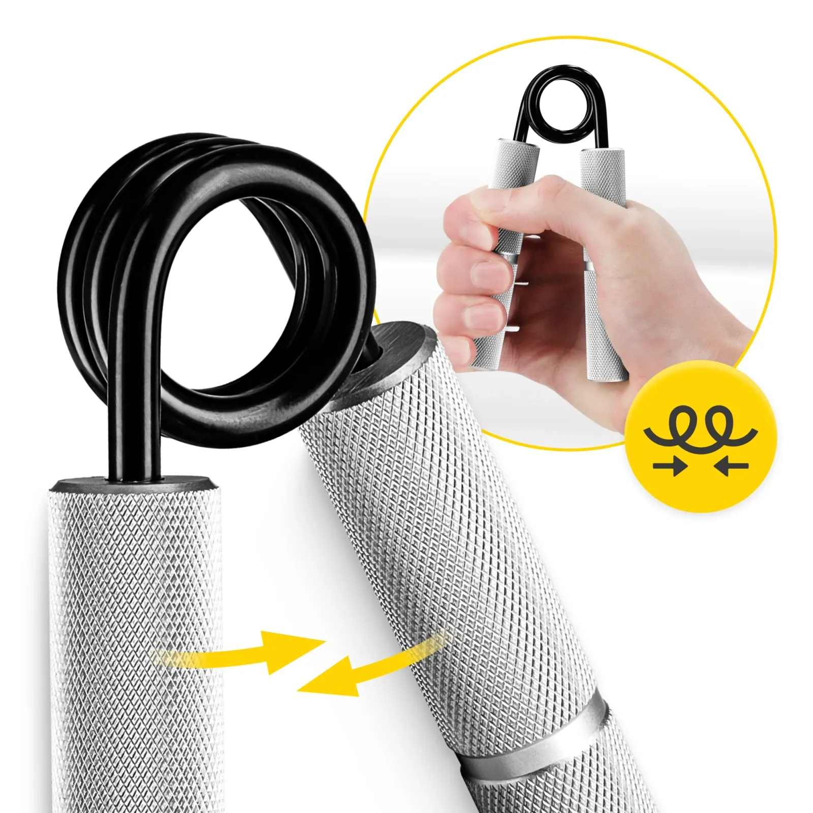 Metalinis rankinis griebtuvas 45 kg