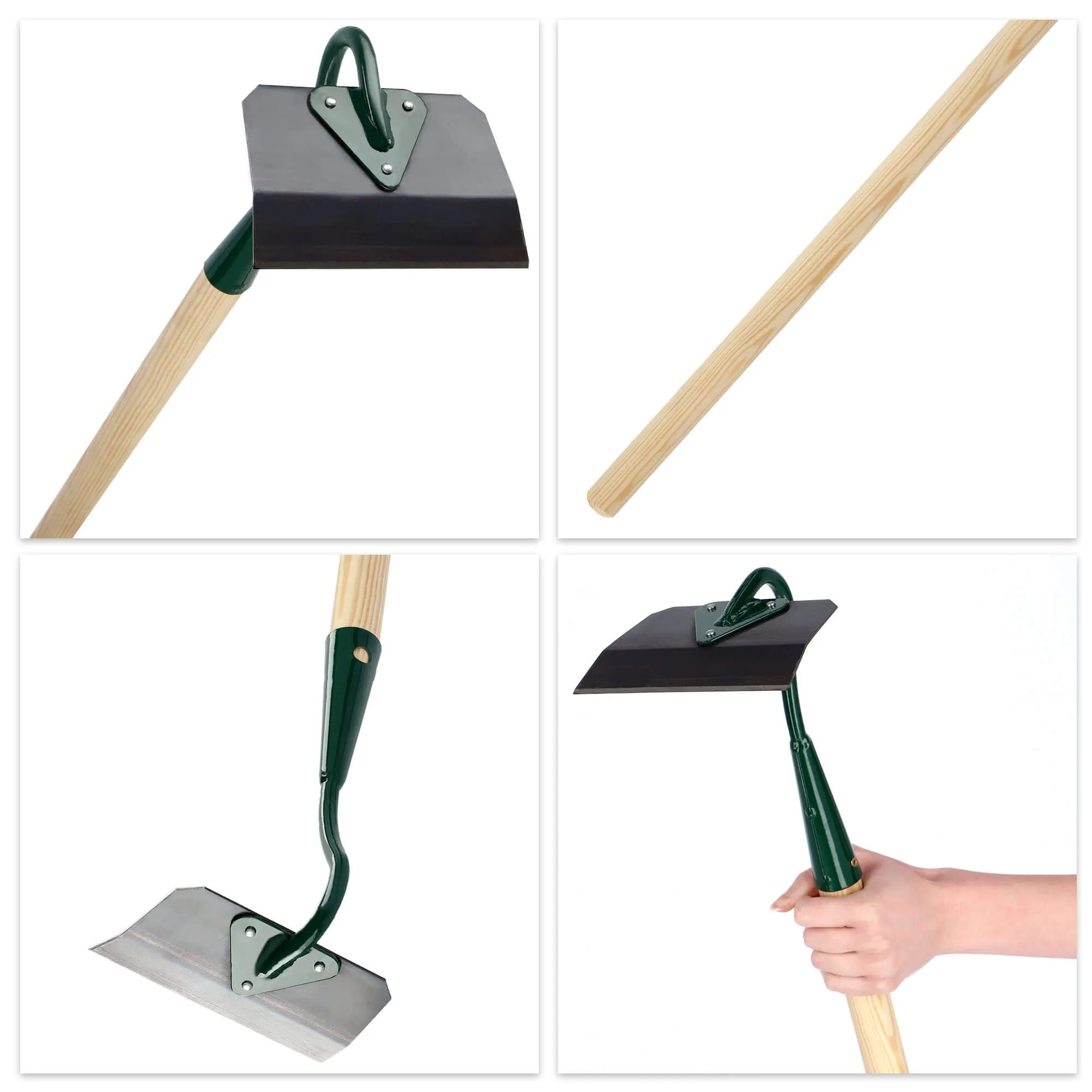 Sodo kauptukas 124 cm, juodas