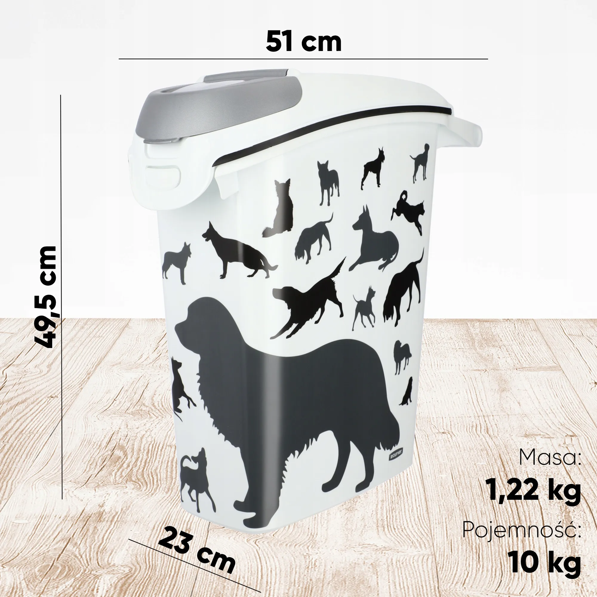 Curver Pet Life naminių gyvūnėlių maisto konteineris 10 kg
