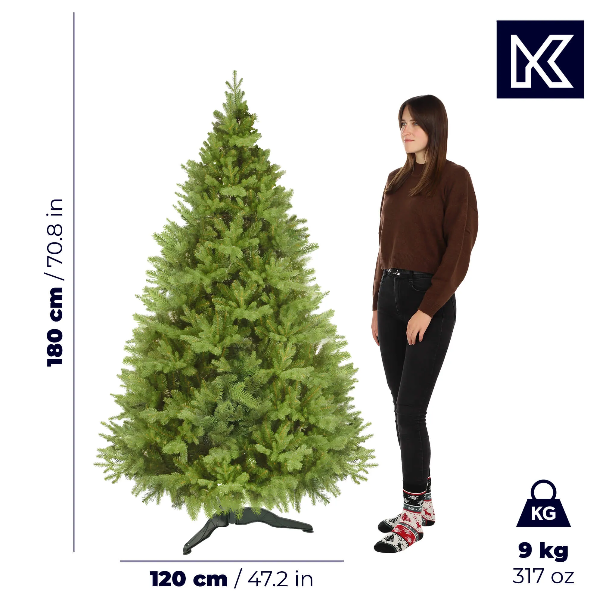 Dirbtinė eglutė Rouet eglė 180 cm