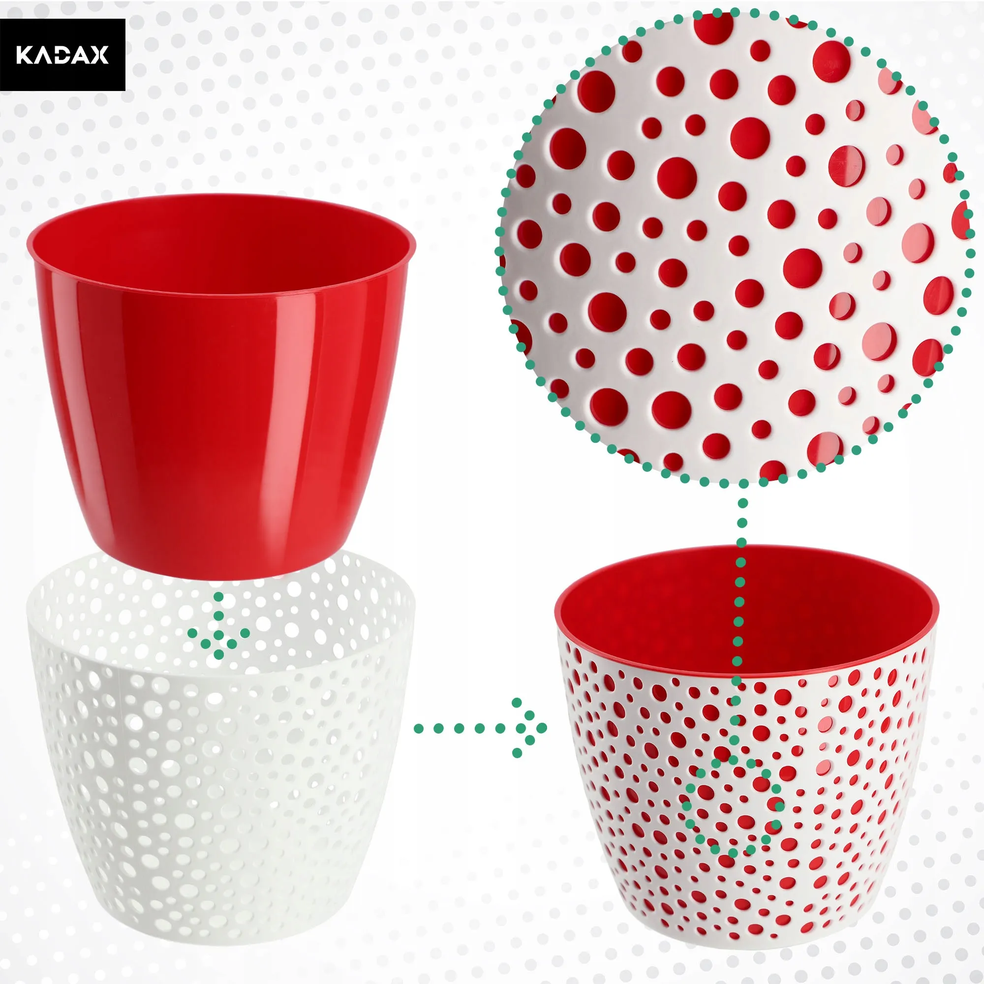 Casini gėlių vazonas 17 cm