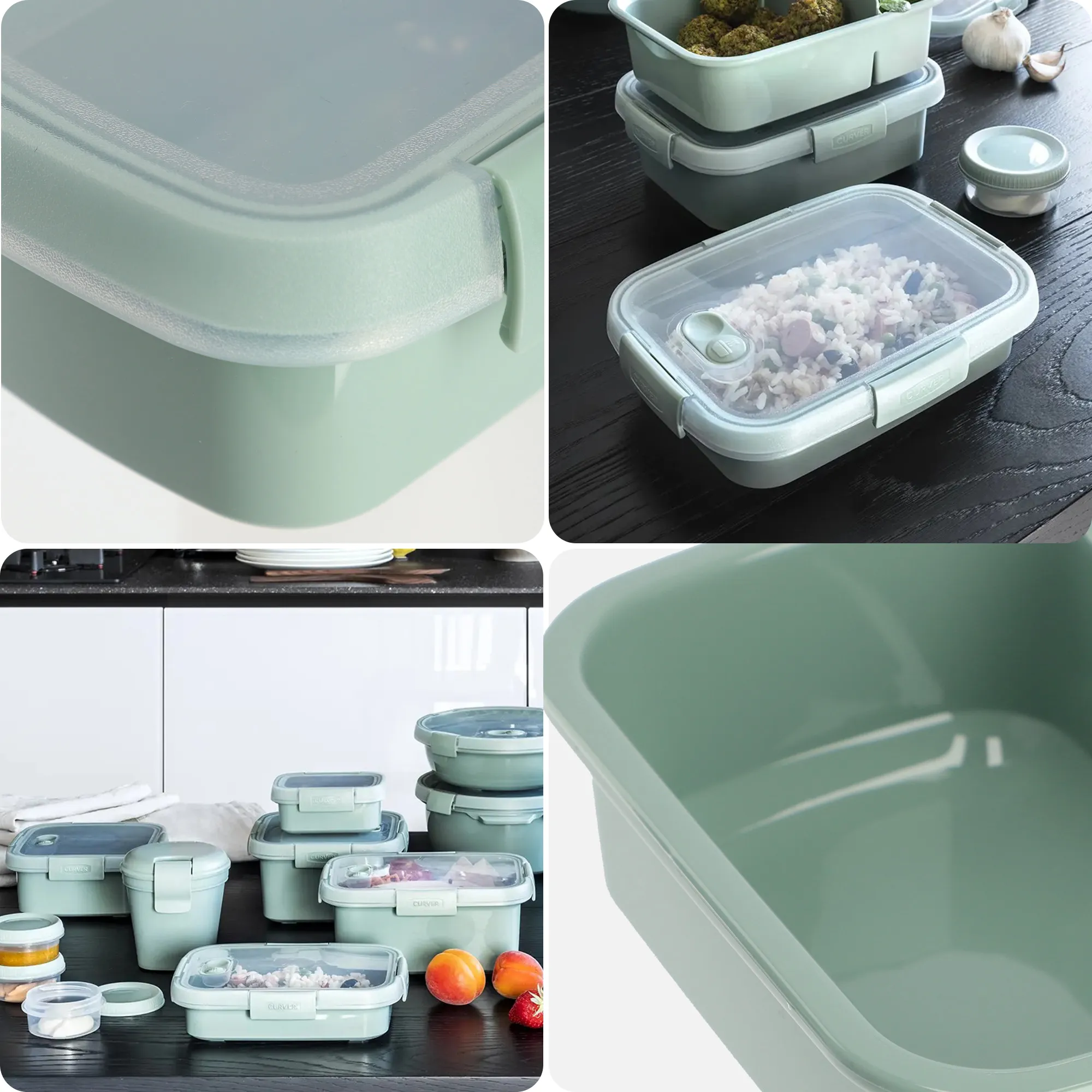 „Curver Smart To Go Eco Line Snack“ maisto indelis, 0,2 l