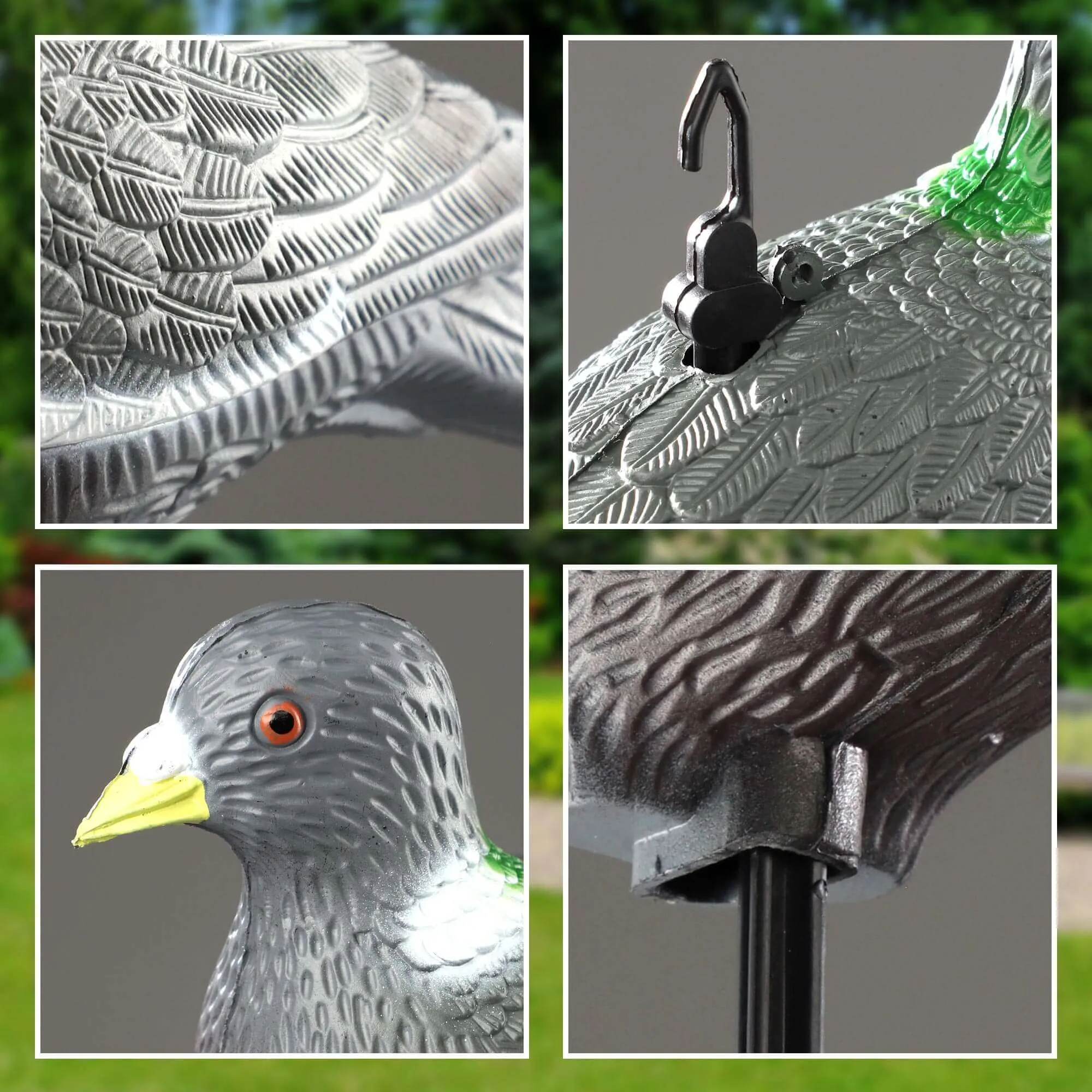 Balandžio figūrėlė su smeigtuku 16 x 32 cm