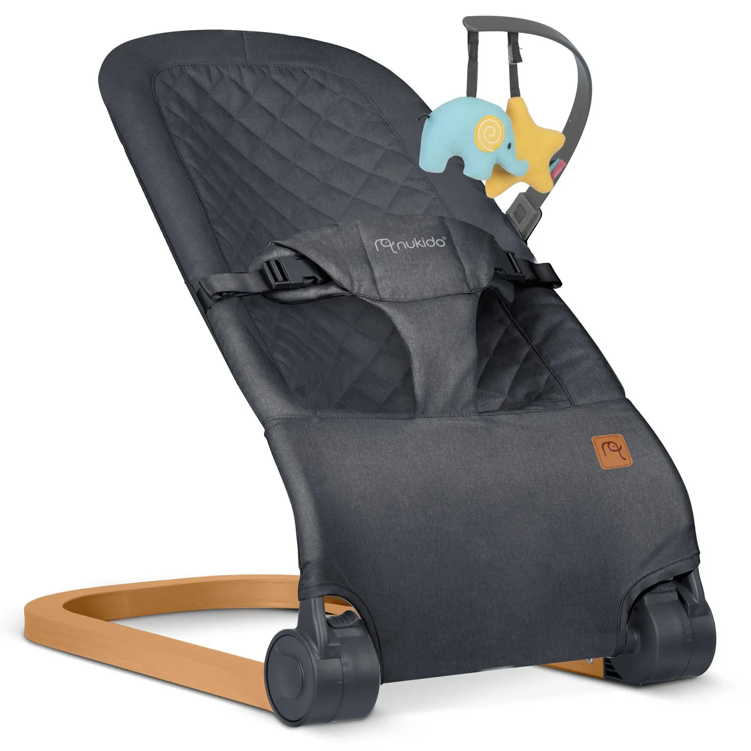 Supamoji kėdė su žaislais NK-52 Nukido - antracito spalvos - nuotrauka 1