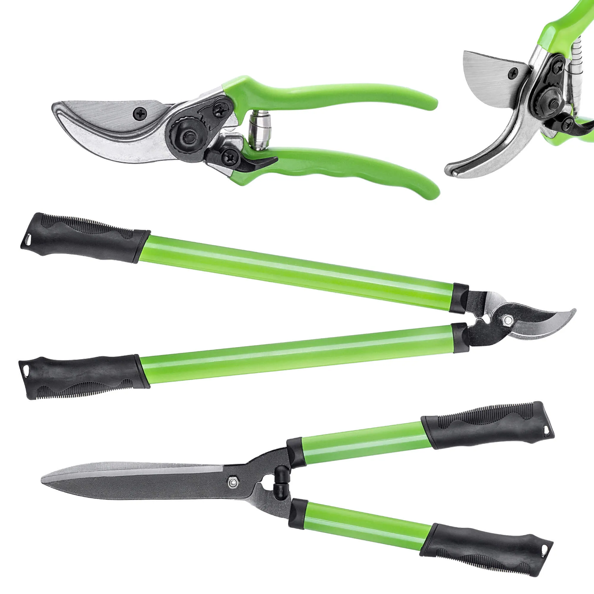 Sodo žirklių ir genėtuvų rinkinys, 3 vnt.