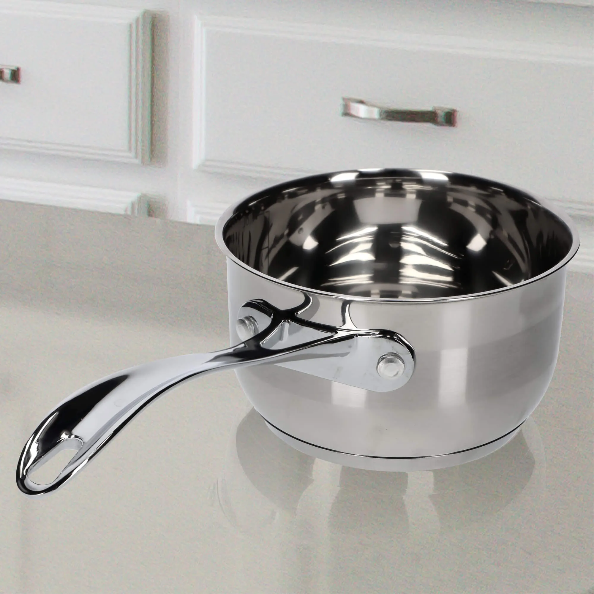 Berme 1,8 l plieninis puodas su rankena