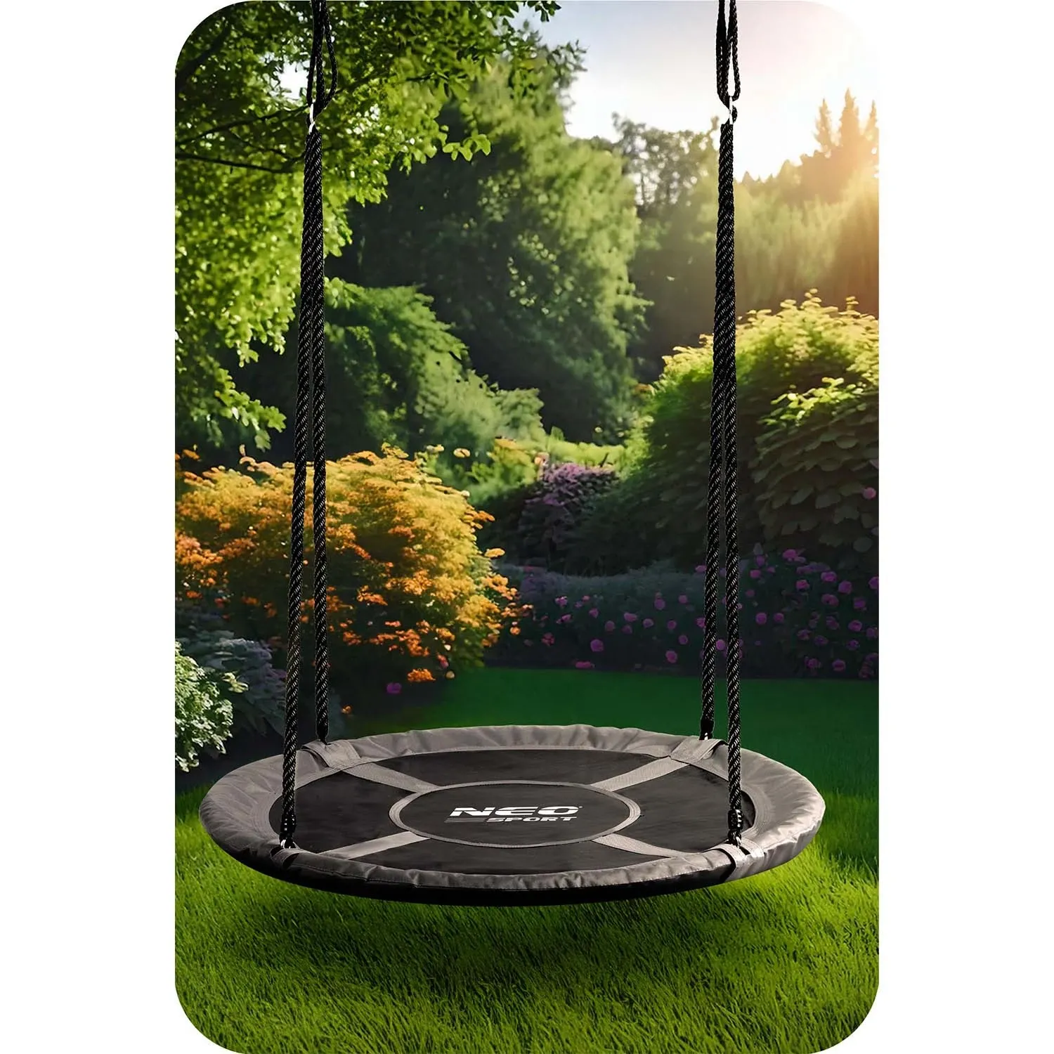 „Neo-Sport Swingo“ 110 cm „Crown Nest“ sūpynės - nuotrauka 1