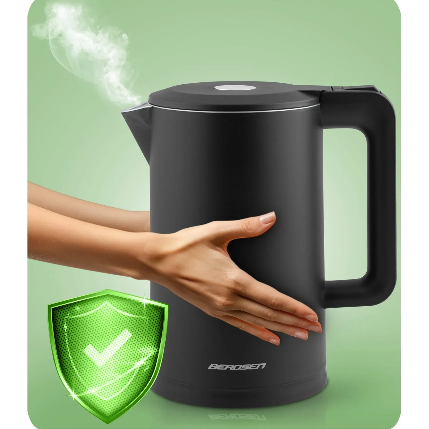 Berdsen BD-710 elektrinis virdulys 1,7 l juodas - nuotrauka 1