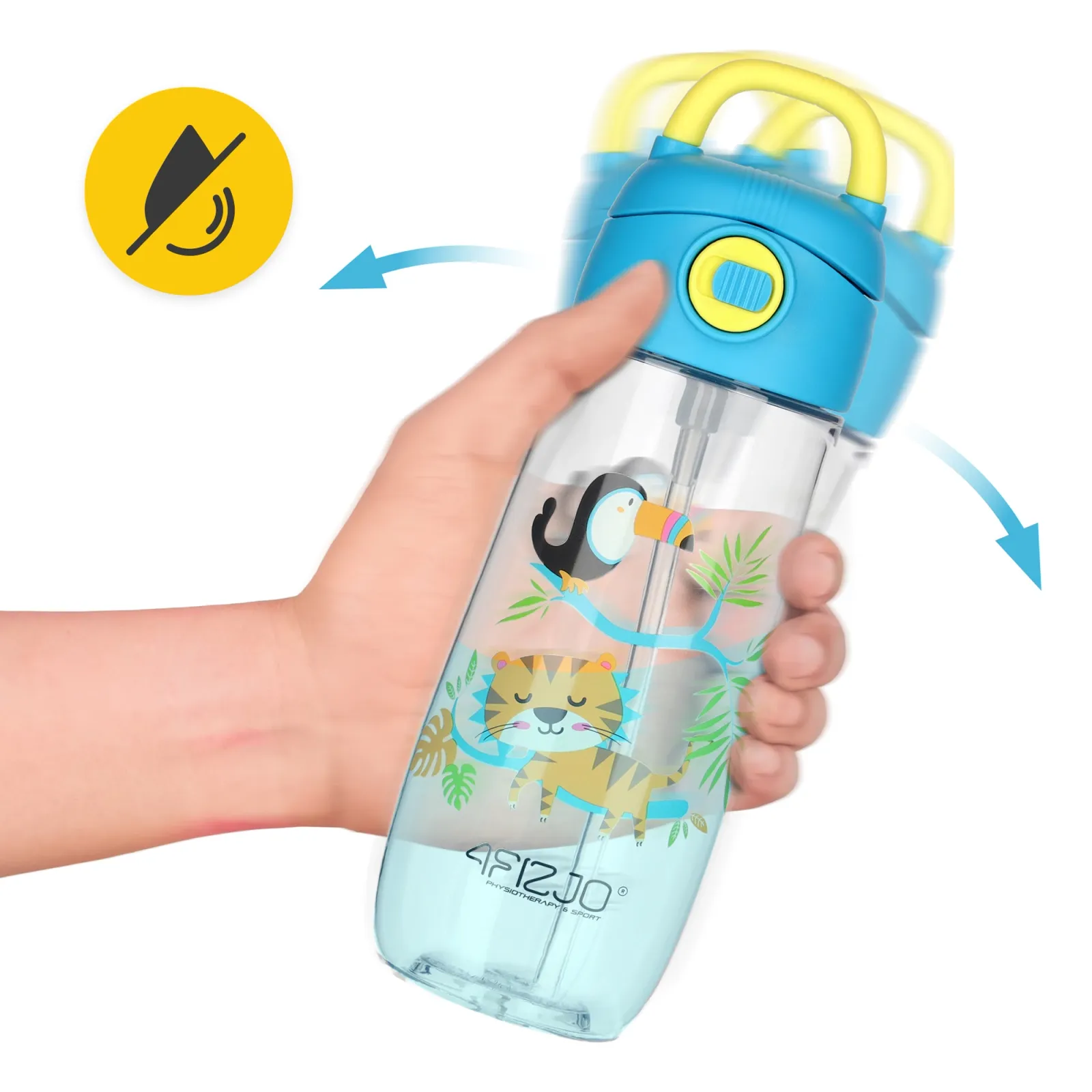 JUNGLE vaikiškas vandens buteliukas 550 ml