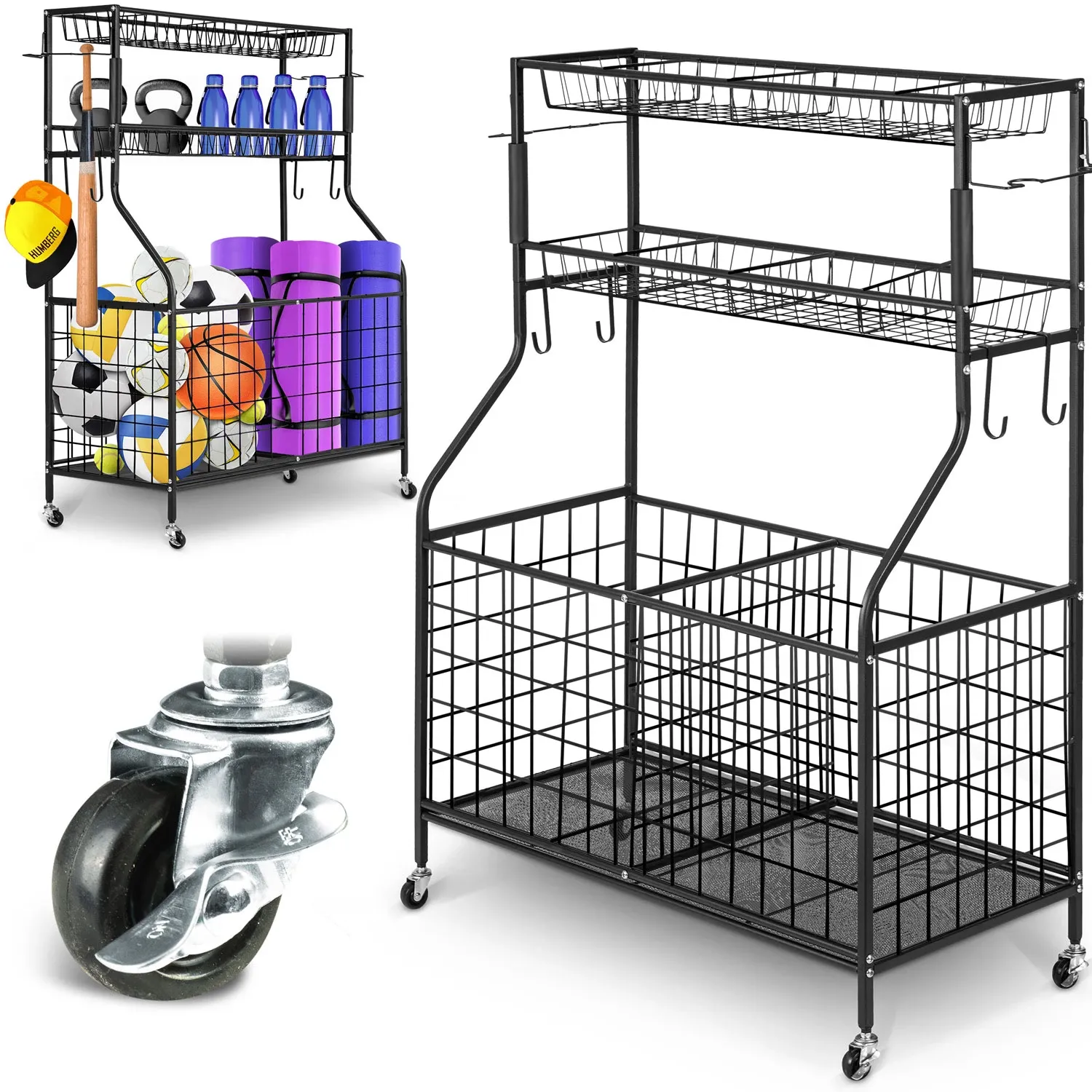 Humberg HM-780 lentyna su krepšiu ant ratukų - nuotrauka 1