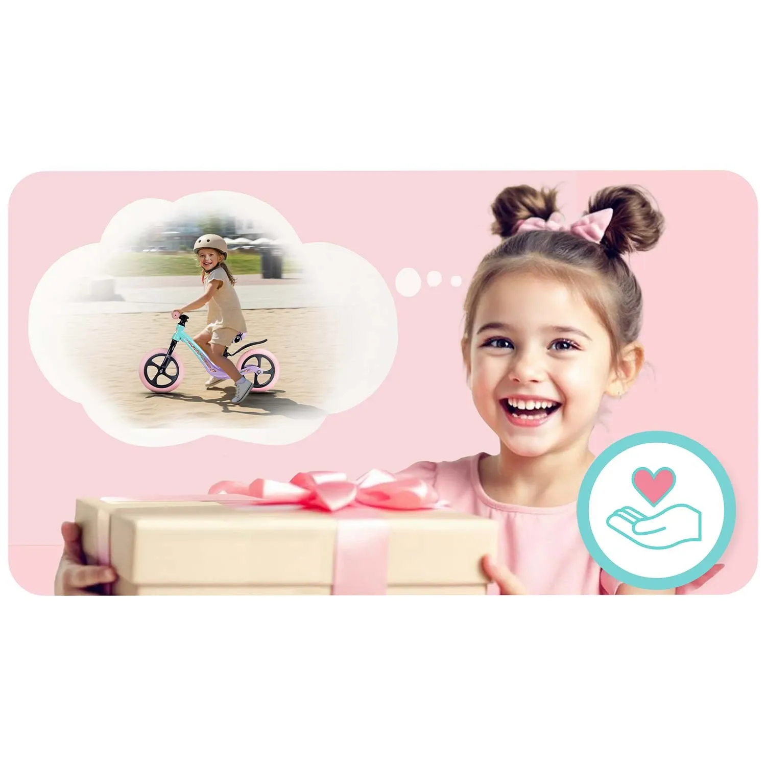 Ricokids FUNNU balansinis dviratis vaikams - nuotrauka 1