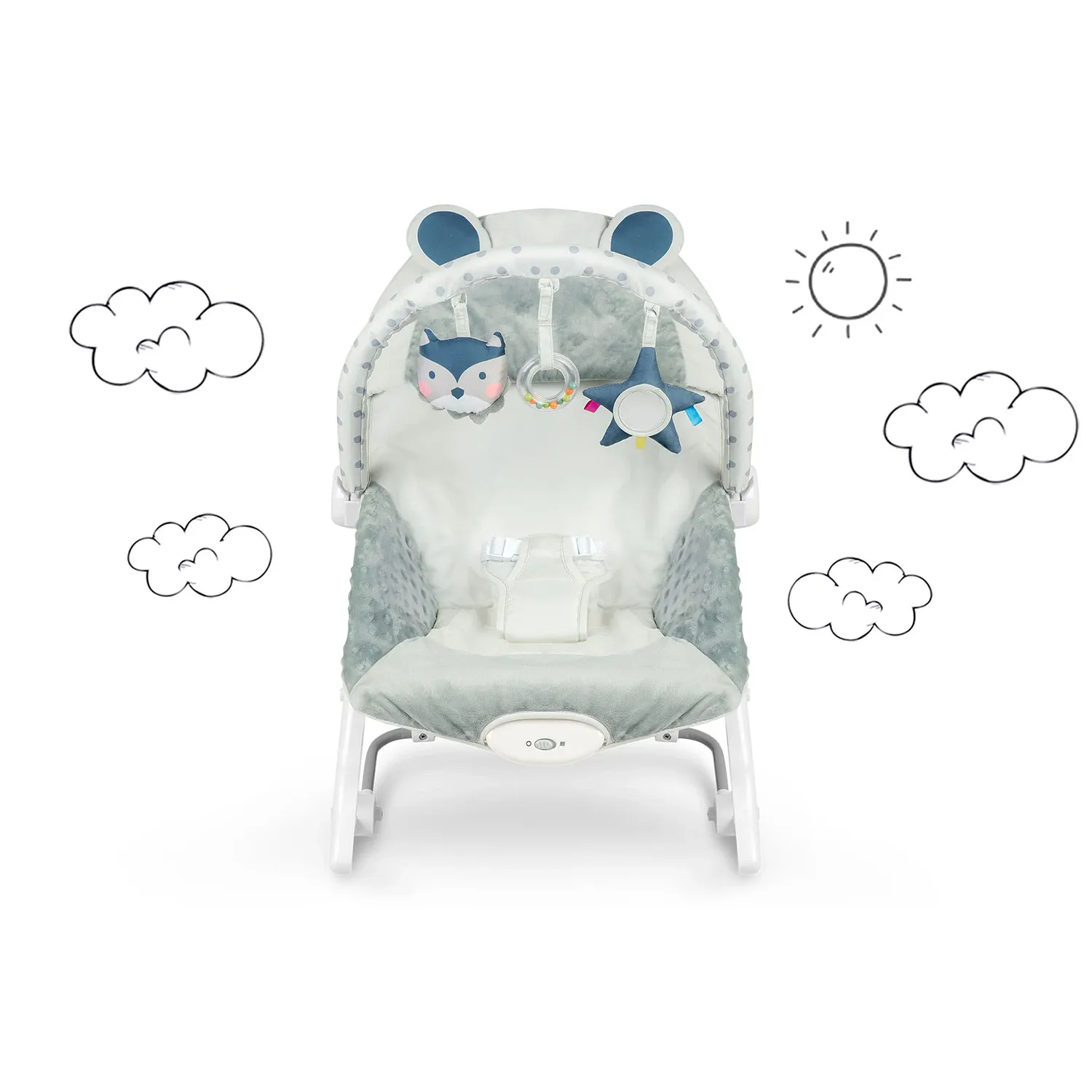 Ricokids supamoji lovelė su vibracija - viržių spalvos - nuotrauka 1