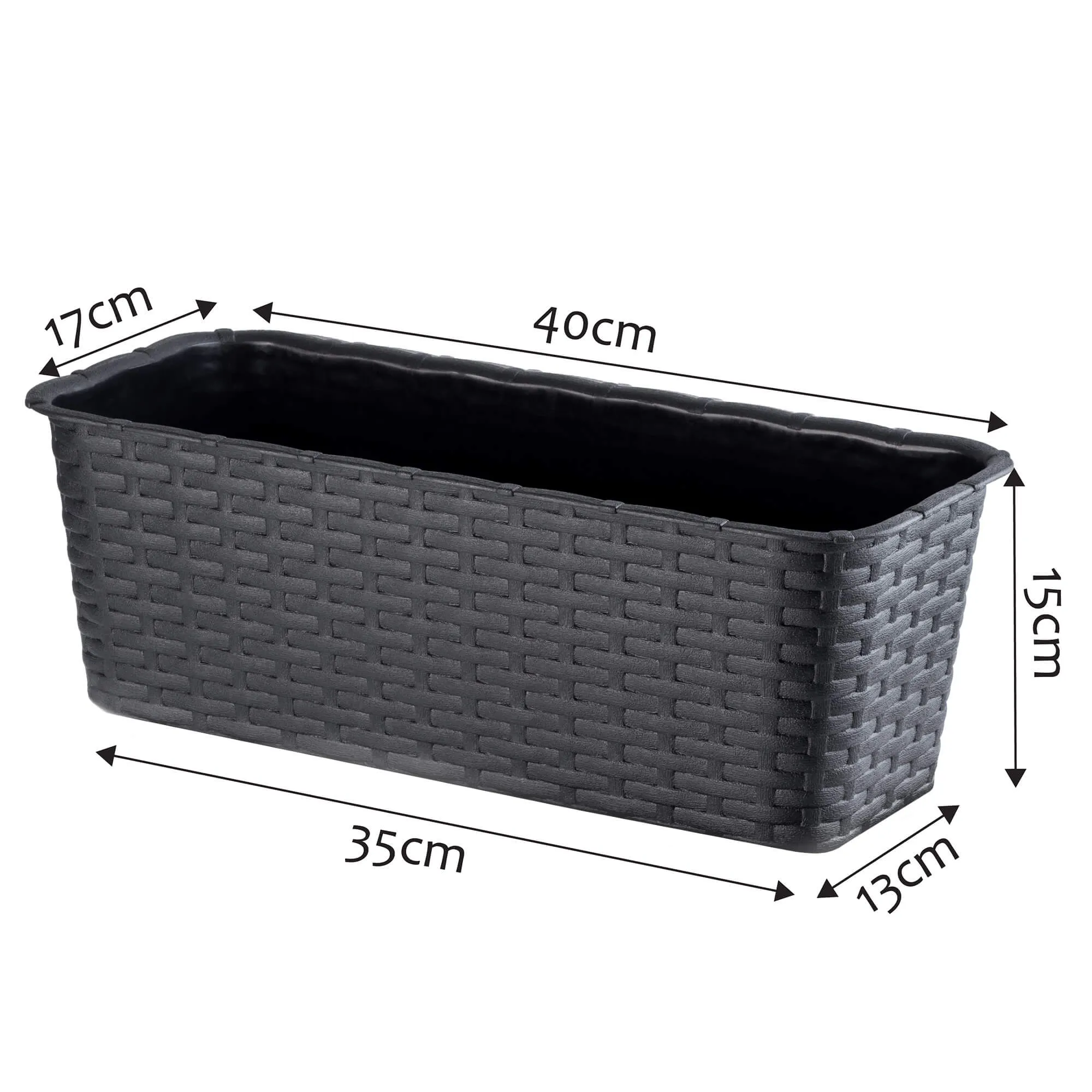 Balkoninis vazonas 40 cm