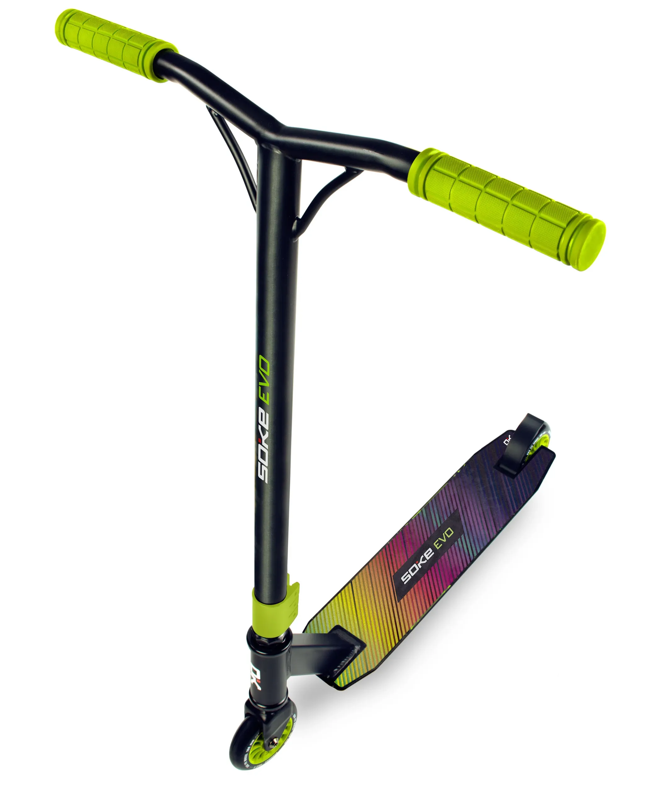 SOKE EVO žalias triukų paspirtukas - nuotrauka 1