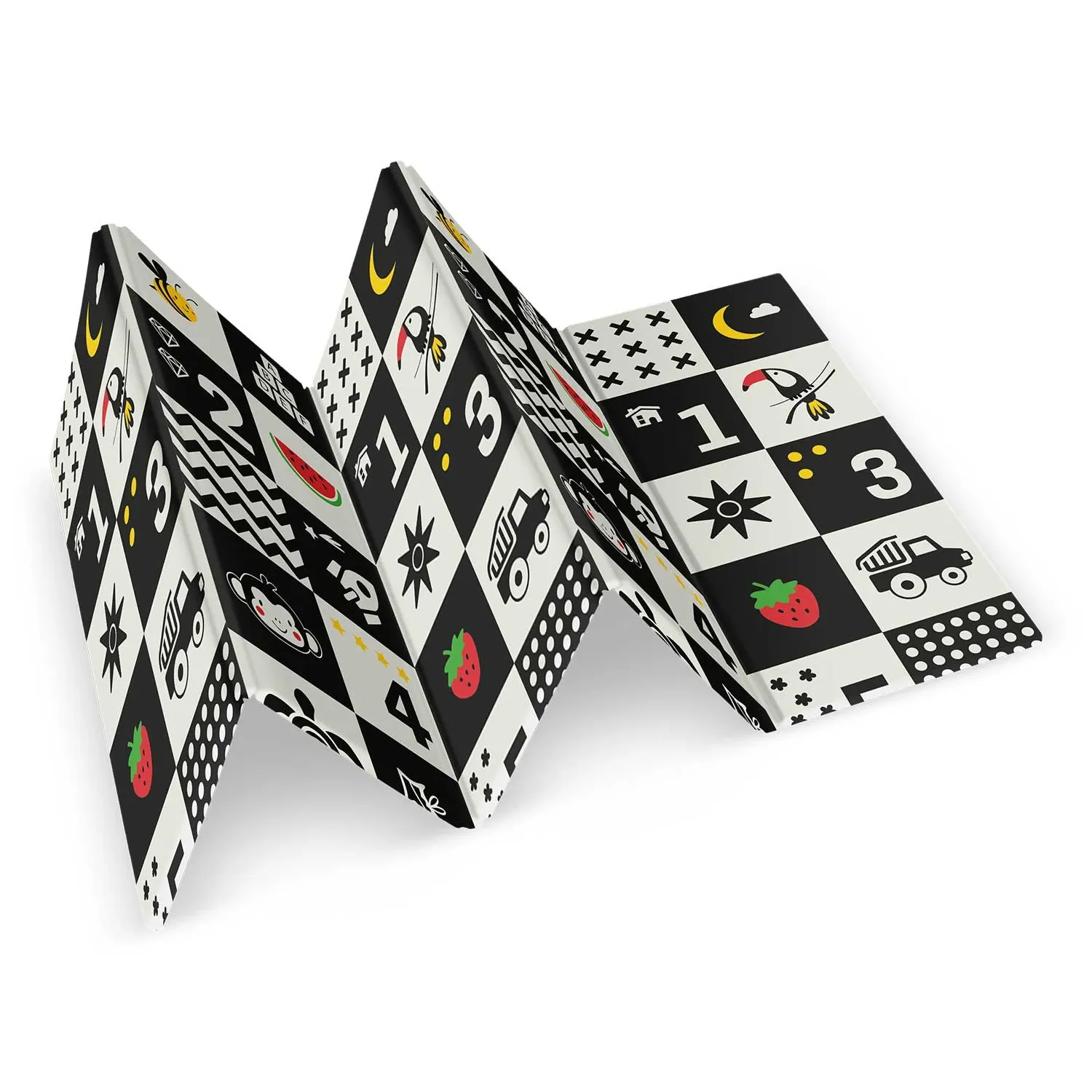 Sulankstomas edukacinis putplasčio kilimėlis 200 x 180 x 1 cm Nukido NK-340 vandenyno skaičiai - nuotrauka 1