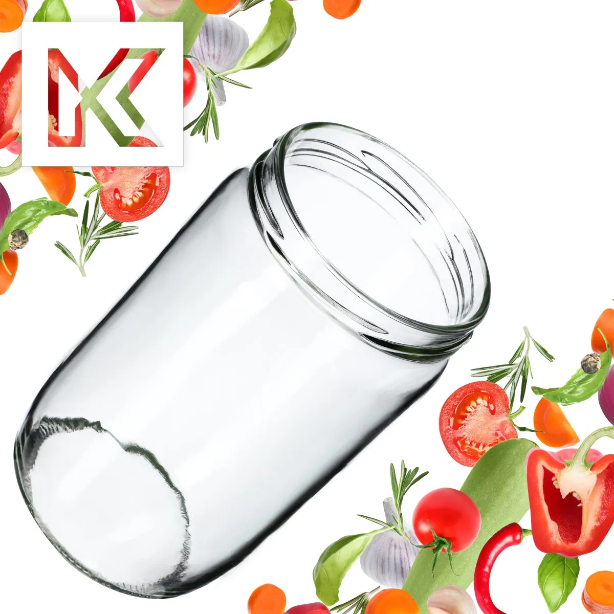 Niva konservavimo stiklainiai 720 ml 8 vnt. 82 mm be dangtelių