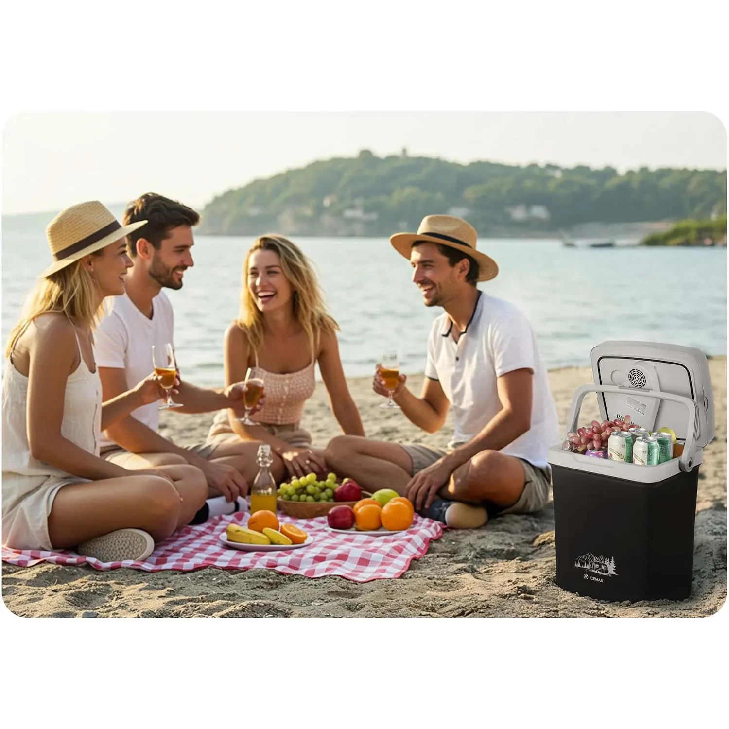 „Berdsen Icemax“ 26 litrų ECO režimo kelioninis aušintuvas – juodas - nuotrauka 1