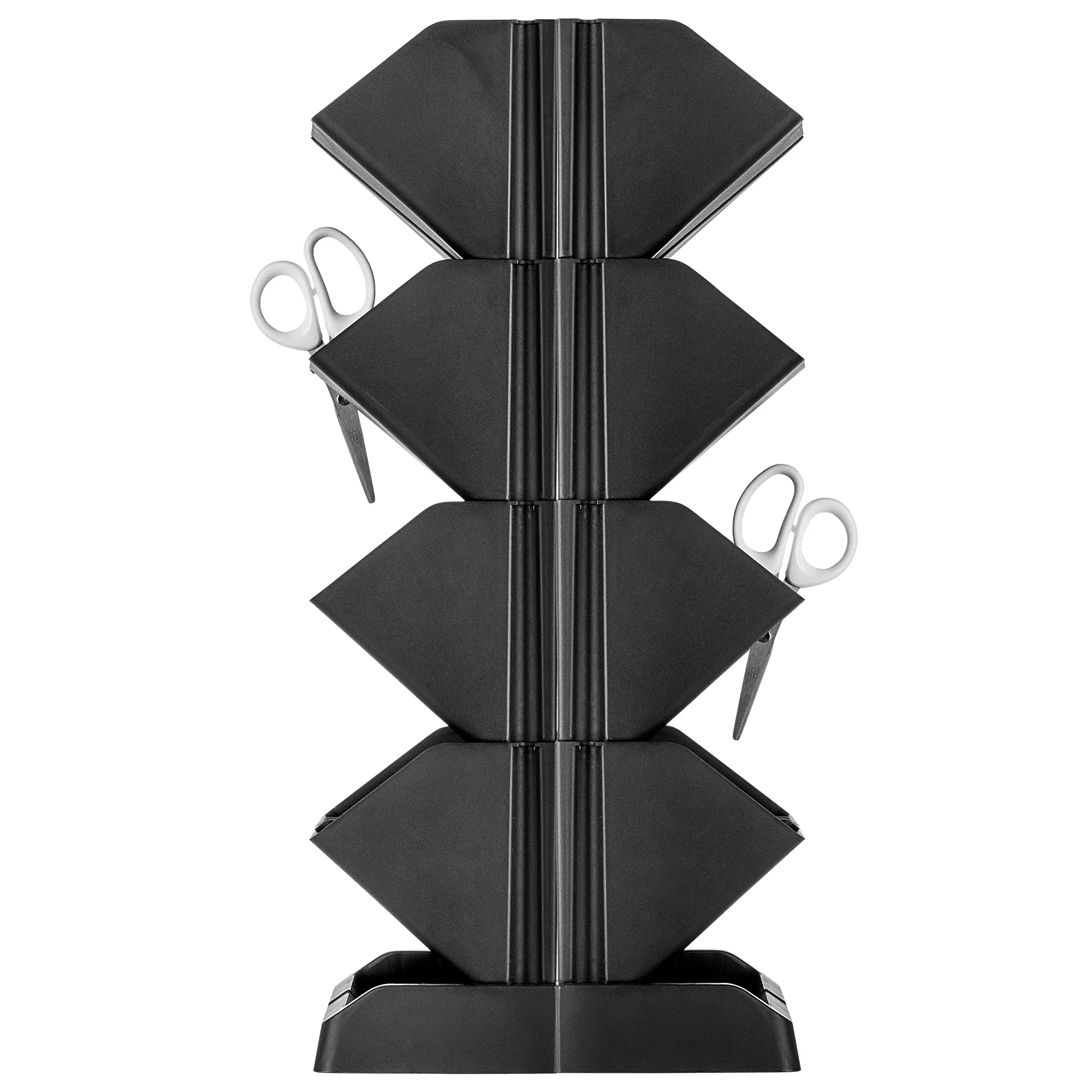 Seres stovintis vertikalus sodas 48 x 19 cm, antracito spalvos