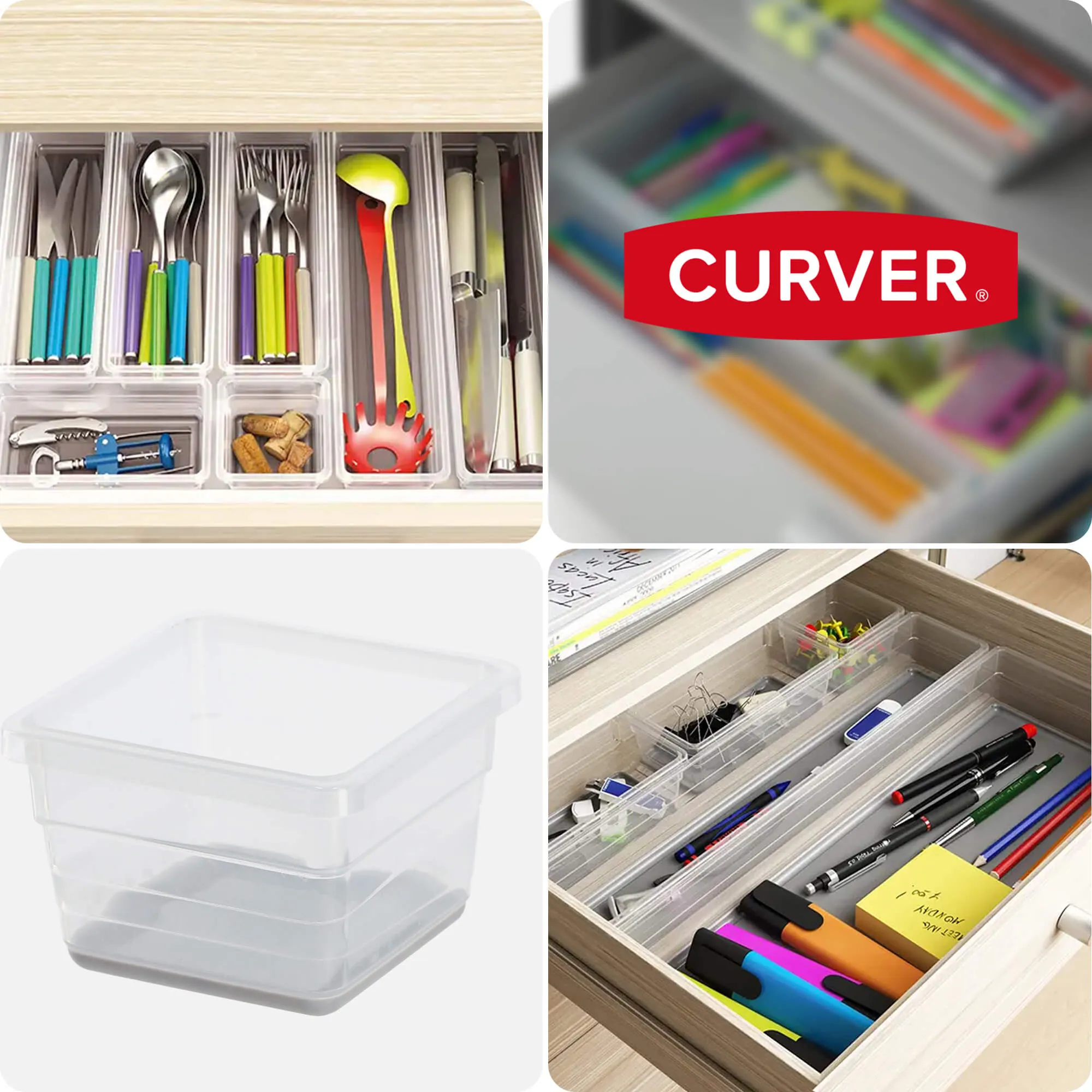 Curver Sistemo Drawer Organizer 7,5 x 7,5 cm