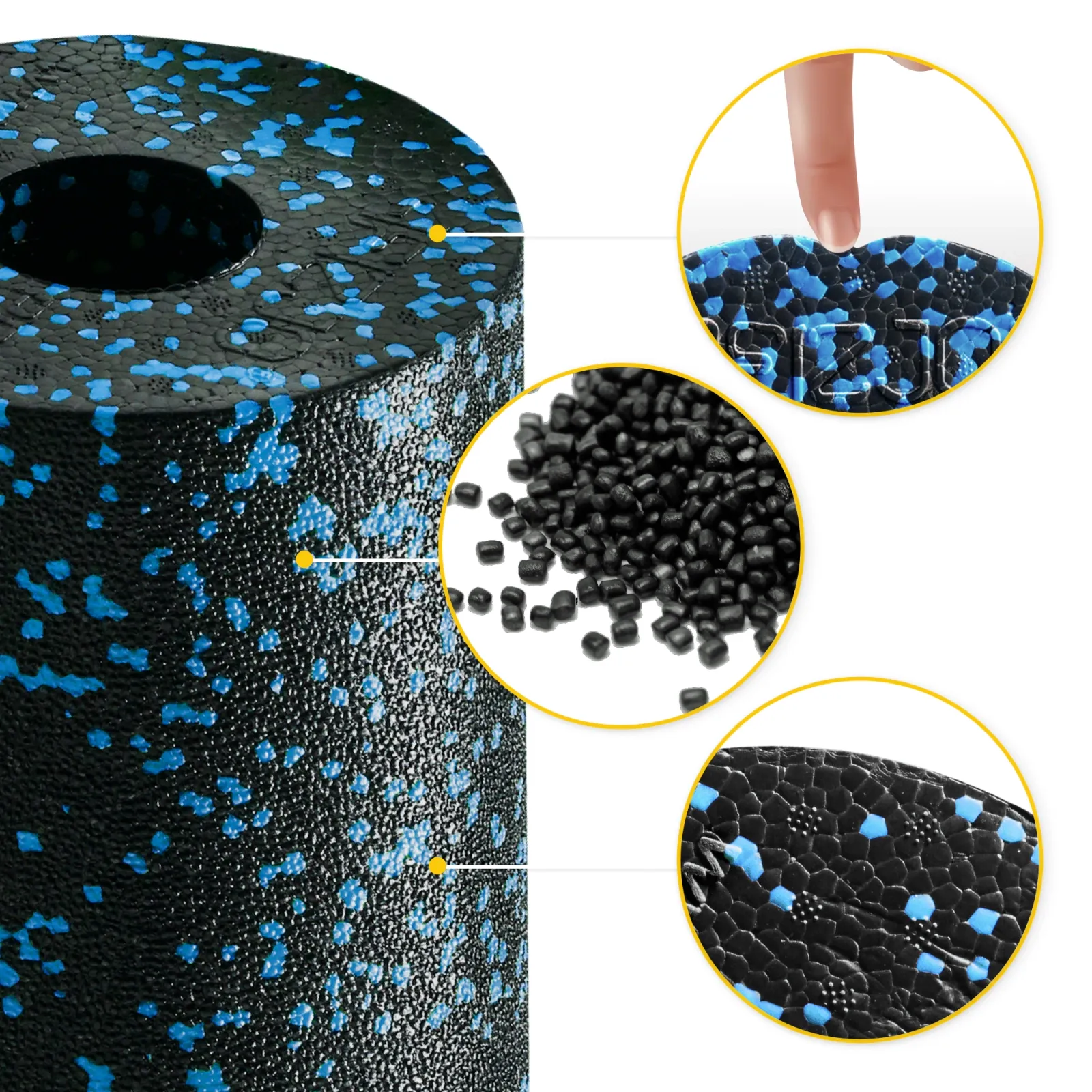 Volelių ir masažinių kamuoliukų EPP rinkinys