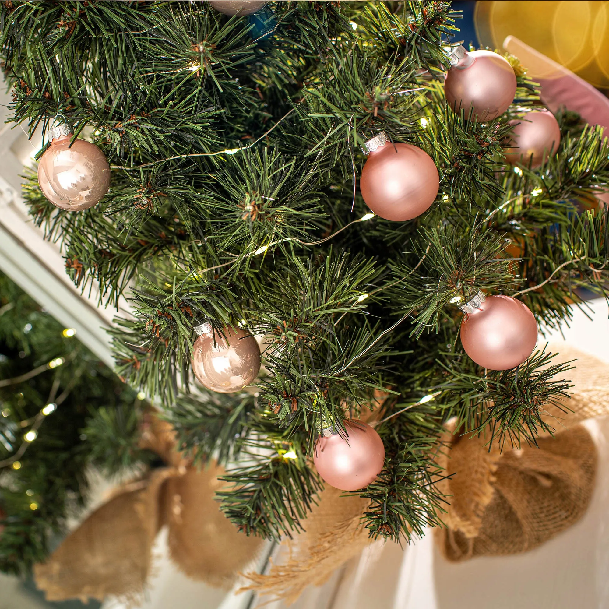 Dekoratyvinė dirbtinė Kalėdų eglutė iš džiuto 60 cm