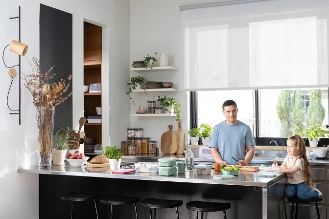 Curver Smart Eco apvalus maisto indas 1 l, žalias