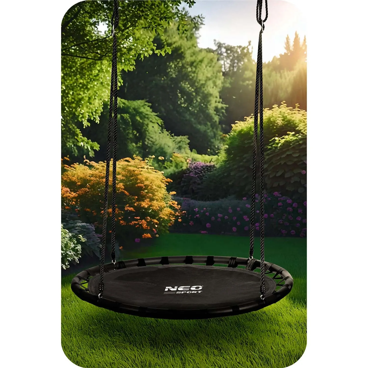 „Neo-Sport Swingo“ 120 cm „Crown Nest“ sūpynės - nuotrauka 1