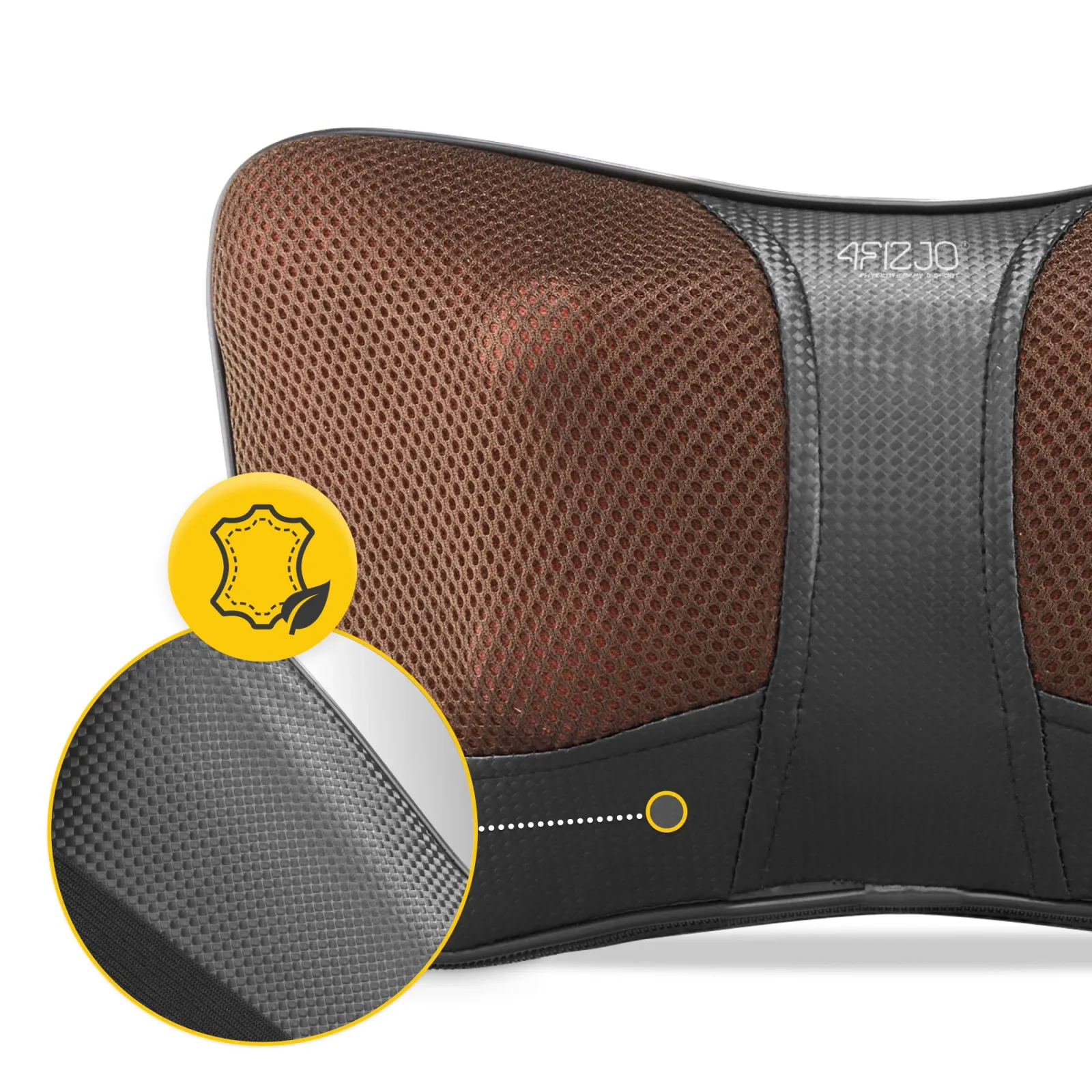 SHIATSU ULTRA+ masažinė pagalvėlė ruda