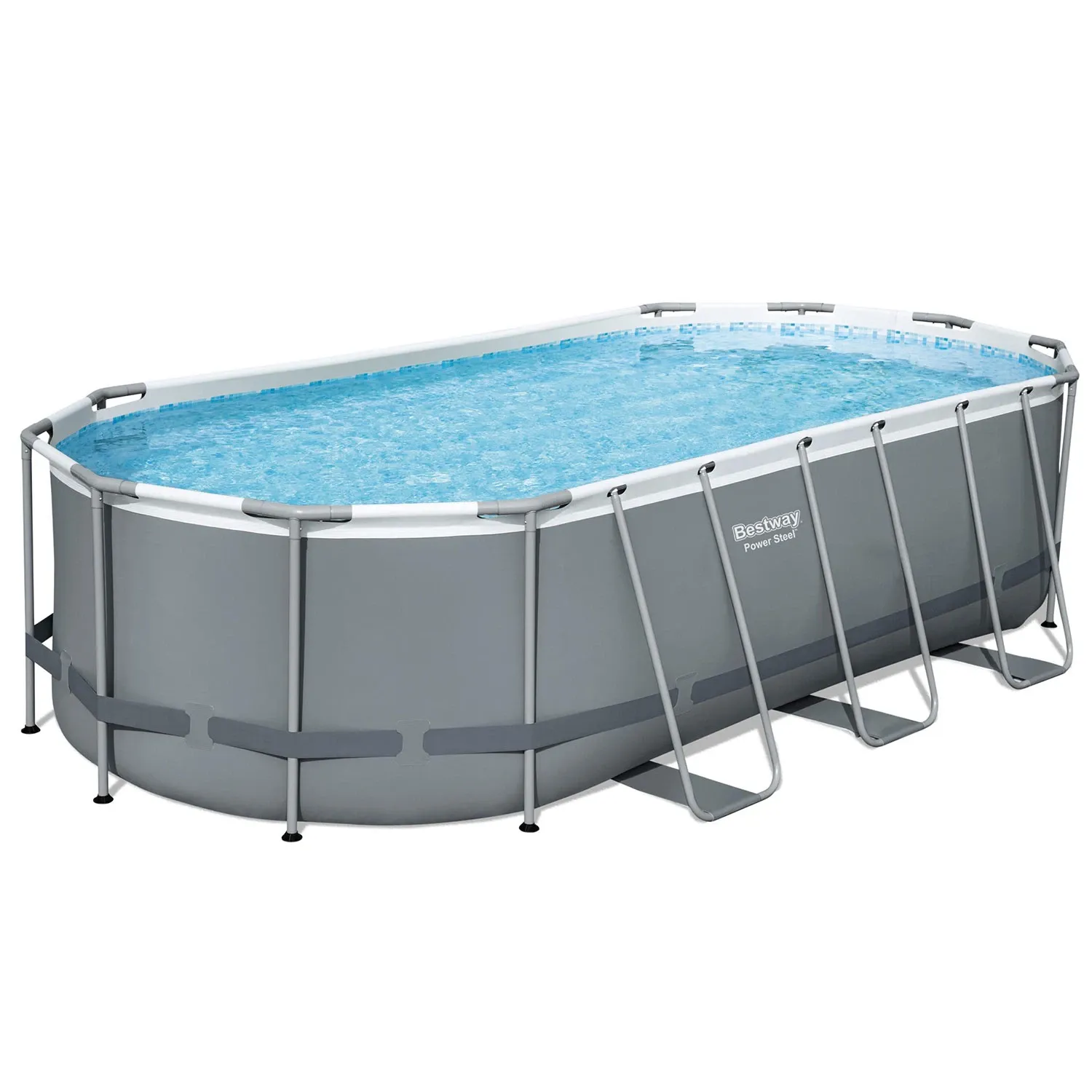 Karkasinis sodo baseinas 549 x 274 x 122 cm, 17 viename, „Bestway 56710“ - nuotrauka 1